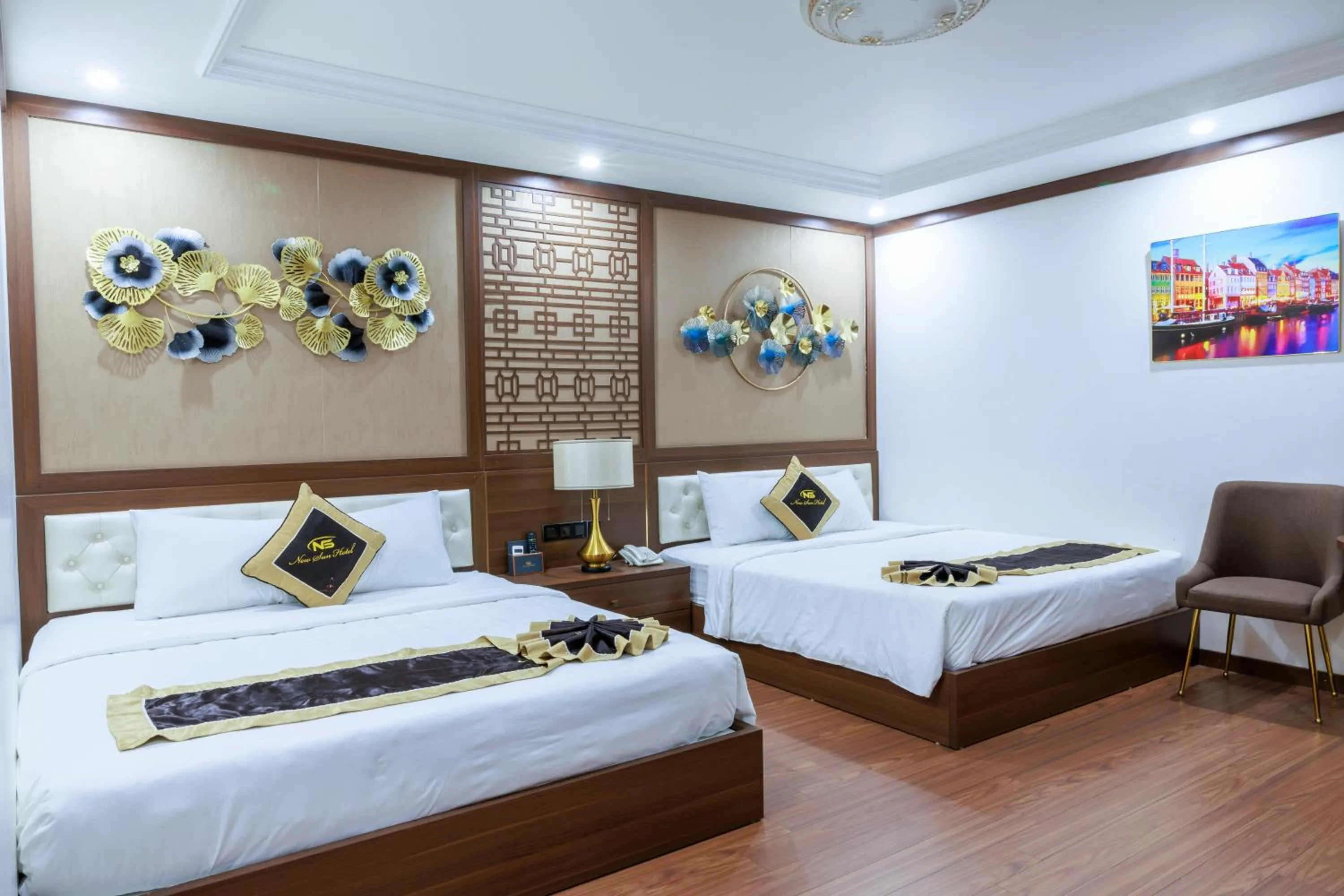 Photo of the whole room, Bed in New Sun Móng Cái Hotel