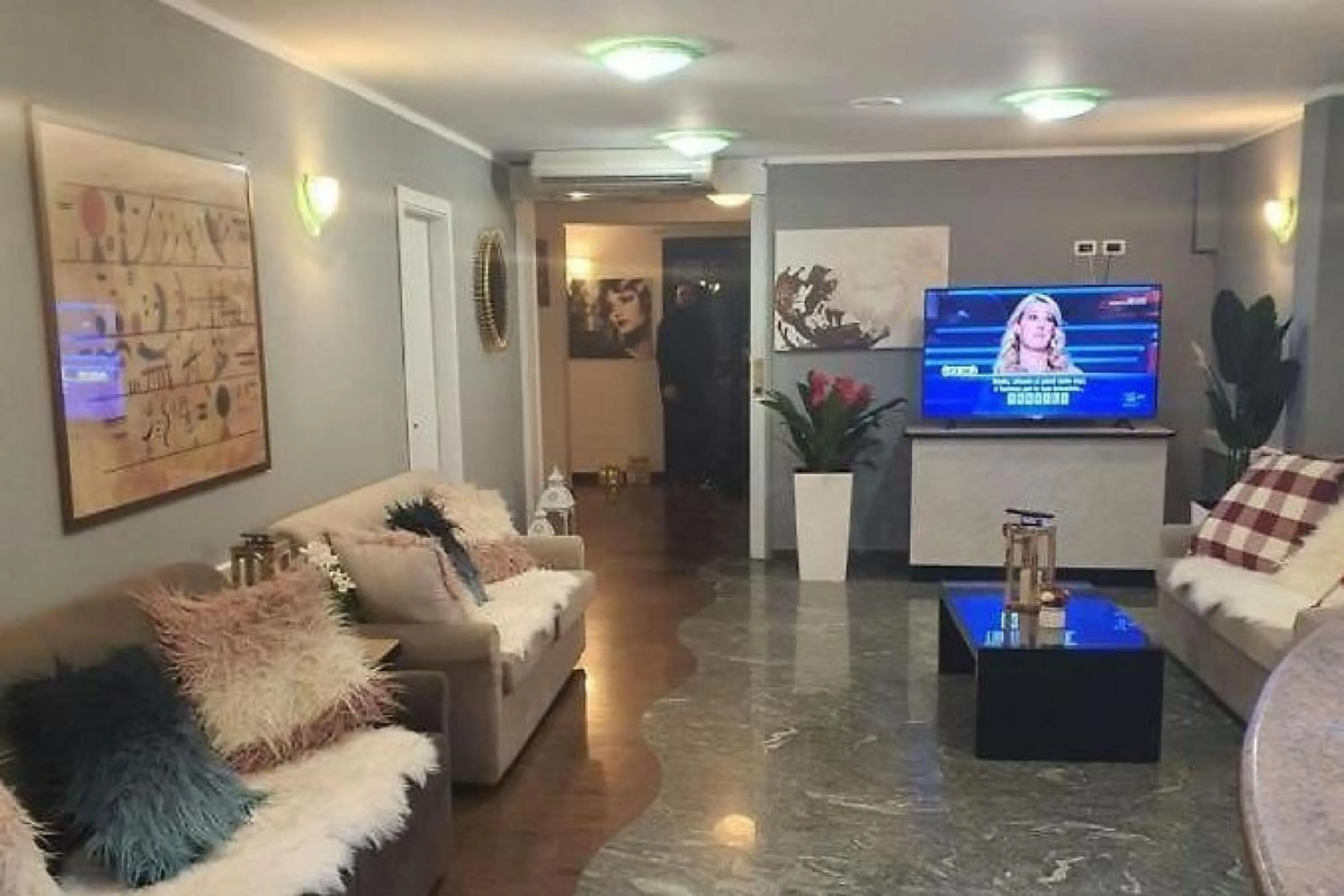 Lobby or reception in Hotel Bologna