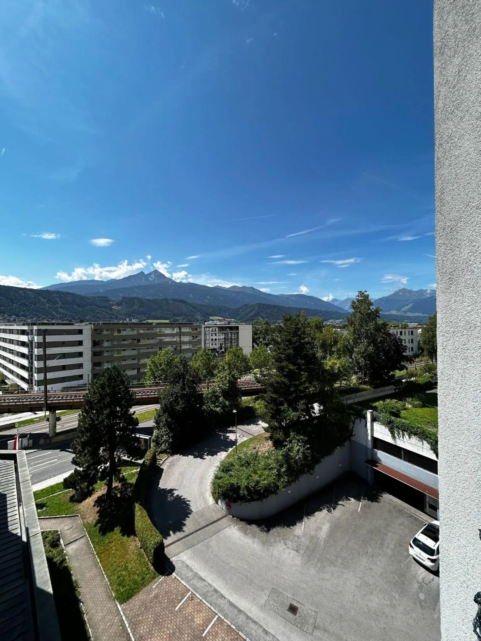 View (from property/room) in Sommerhotel Karwendel