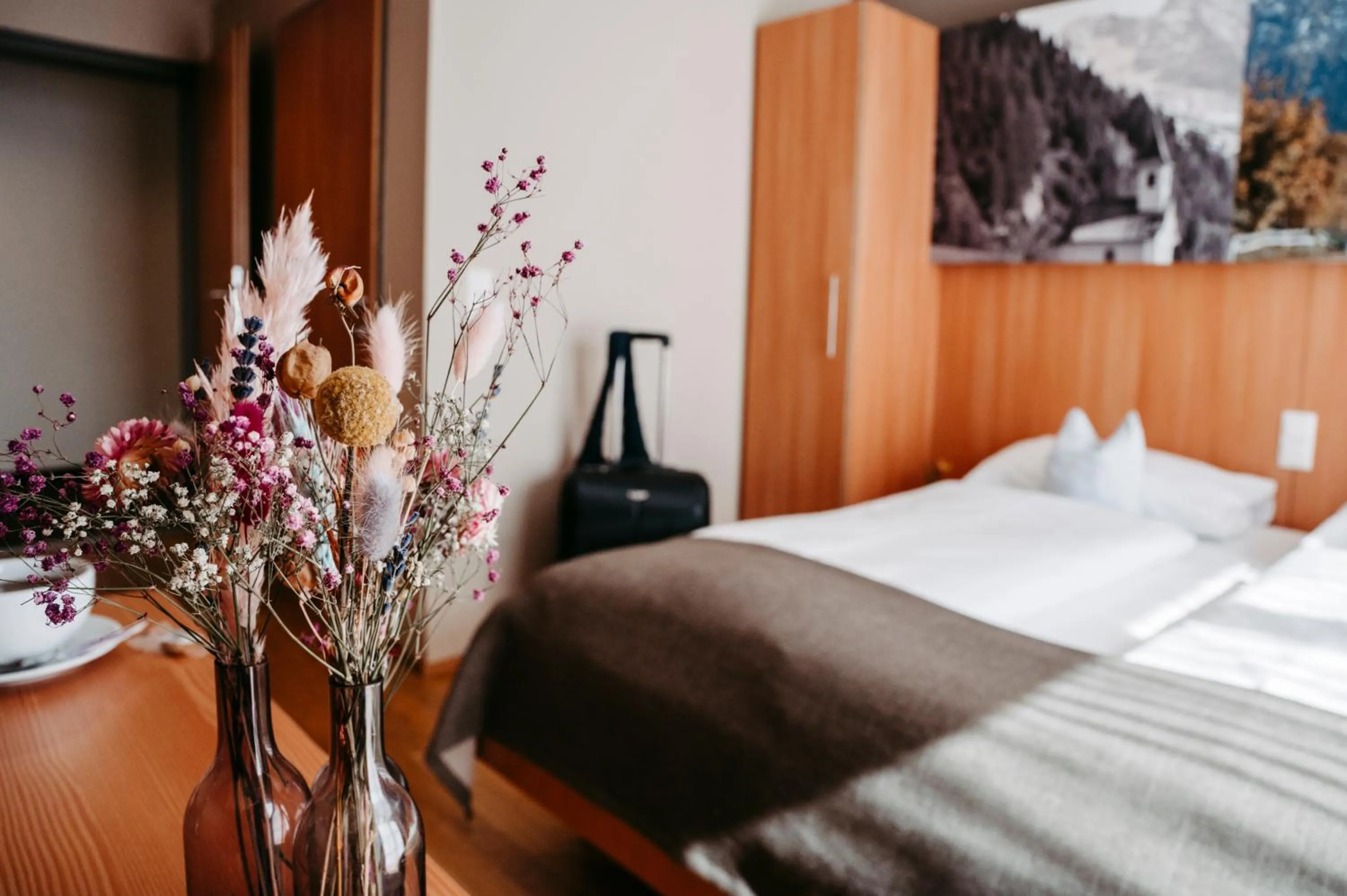 Photo of the whole room, Bed in JUFA Hotel Wipptal