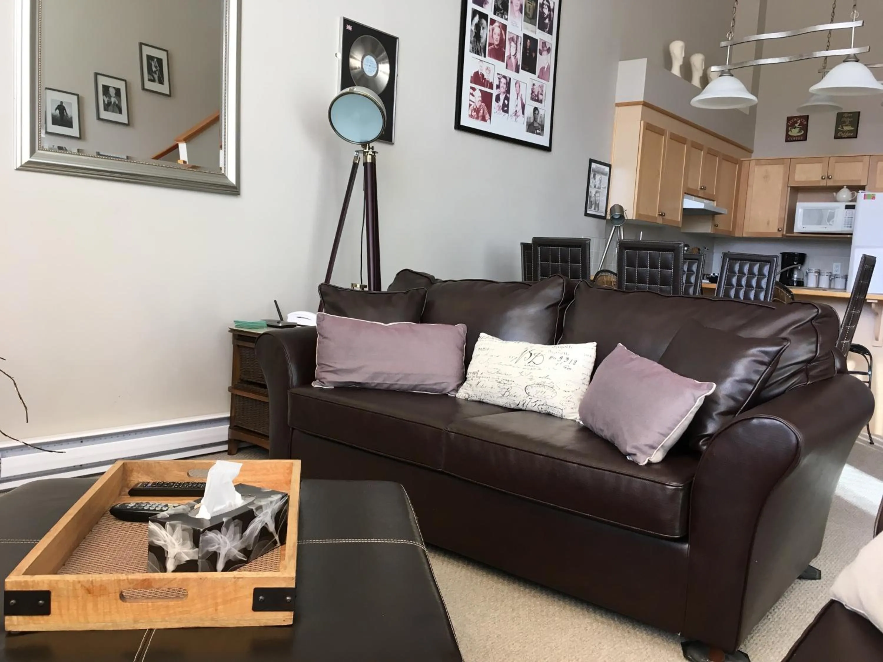 Seating area in Apartment 407, Contemporary Decor