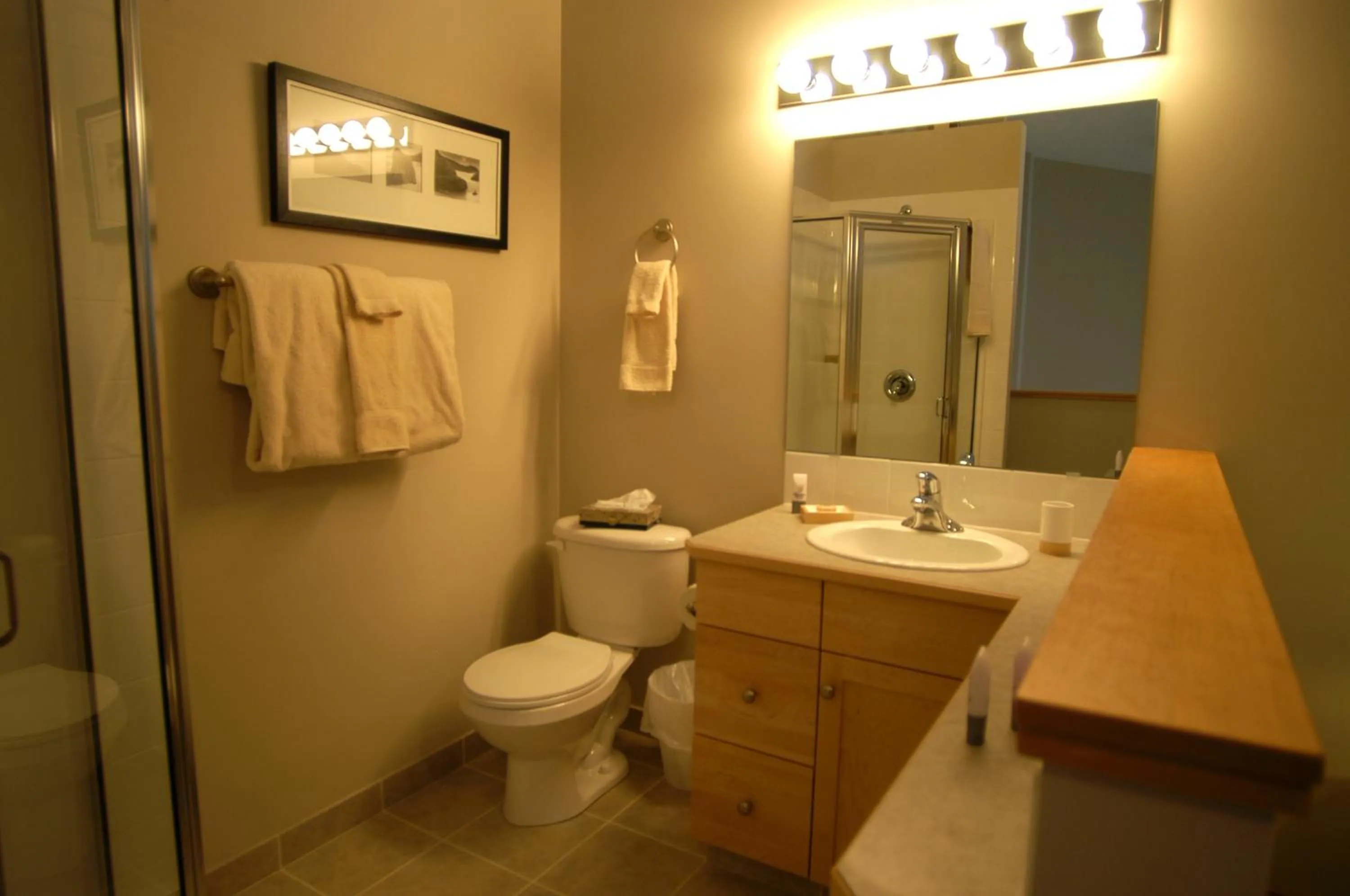 Bathroom in Apartment 407, Contemporary Decor