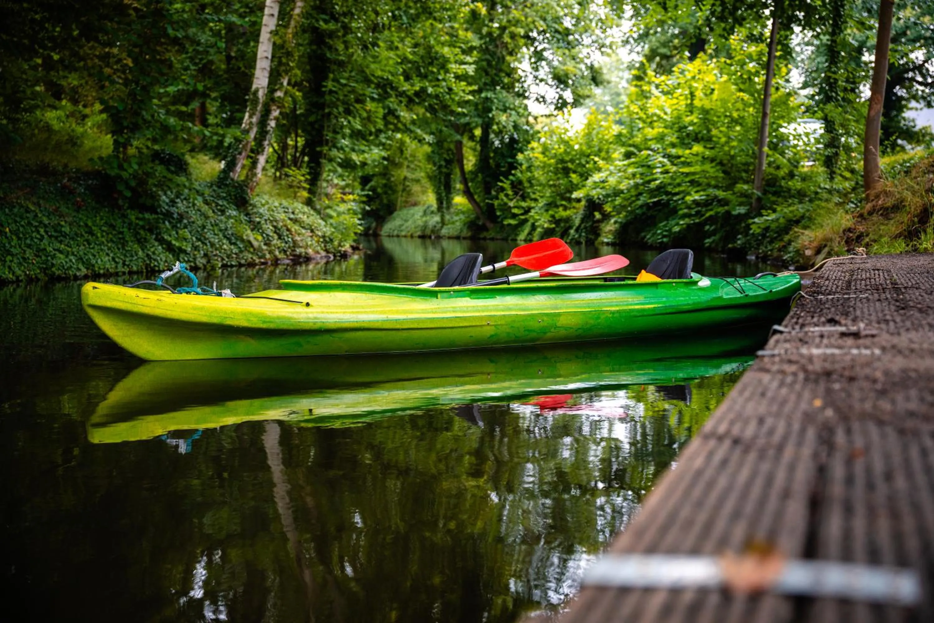 Canoeing in Hotel Kolonieschänke