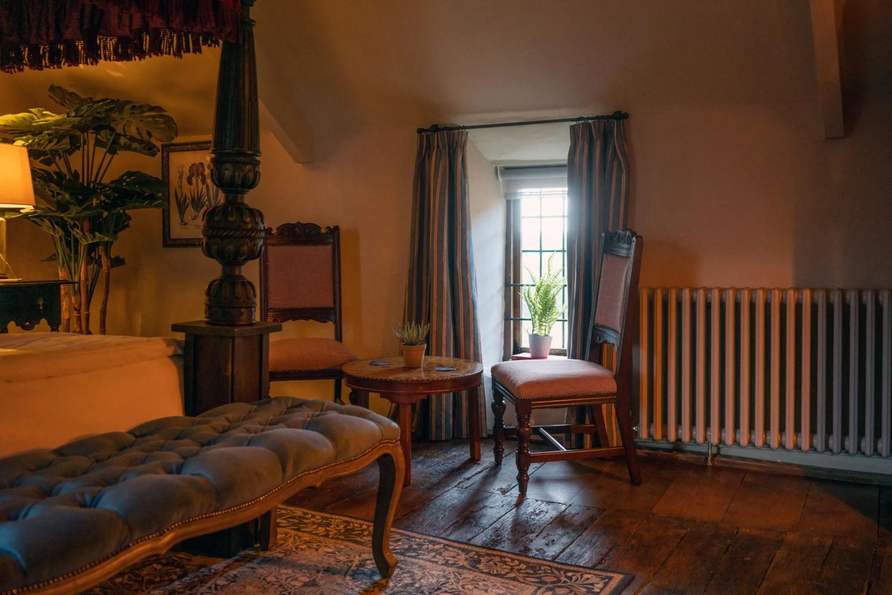 Seating area in The George Inn & Plaine