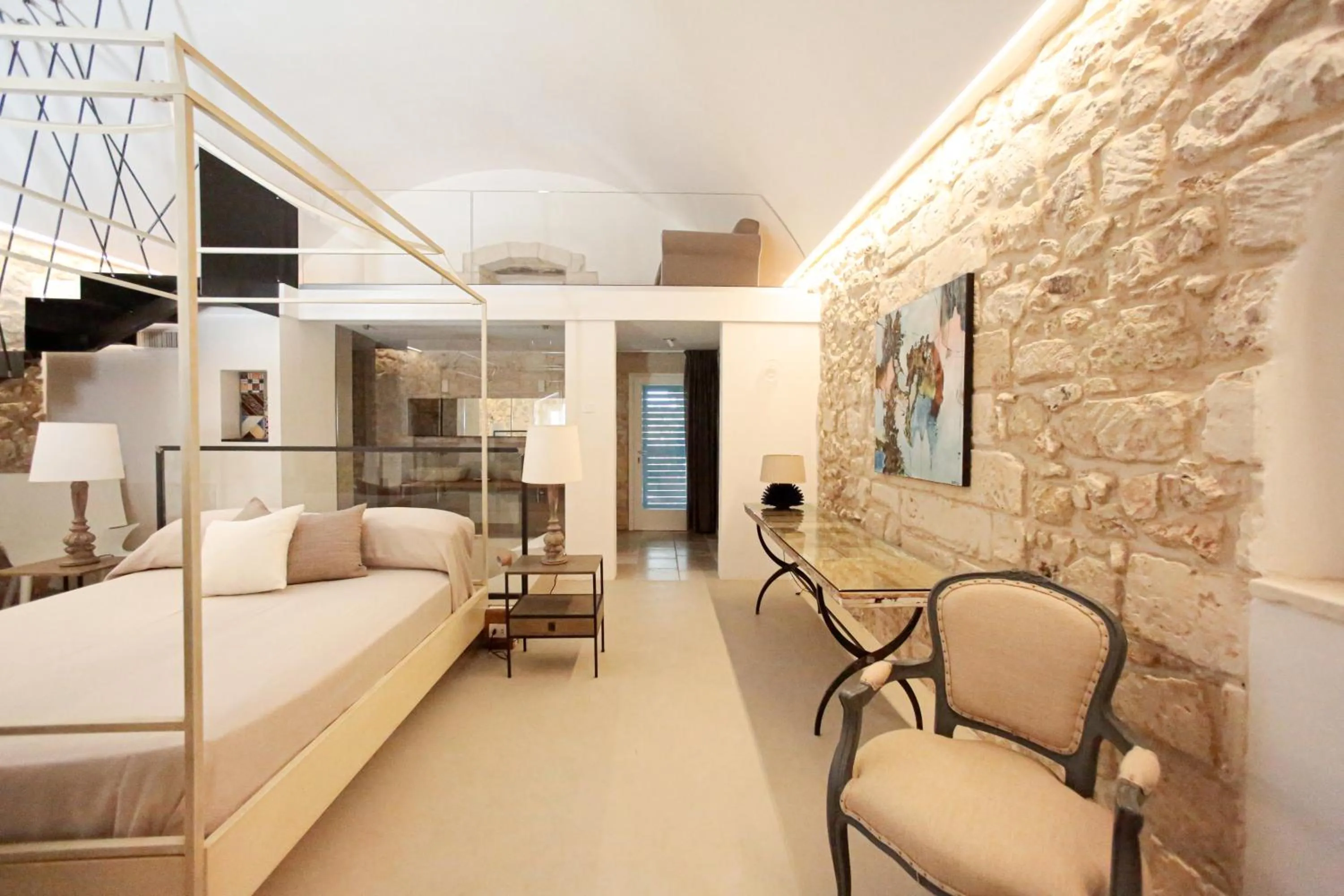 Photo of the whole room, Bed in Masseria Francescani
