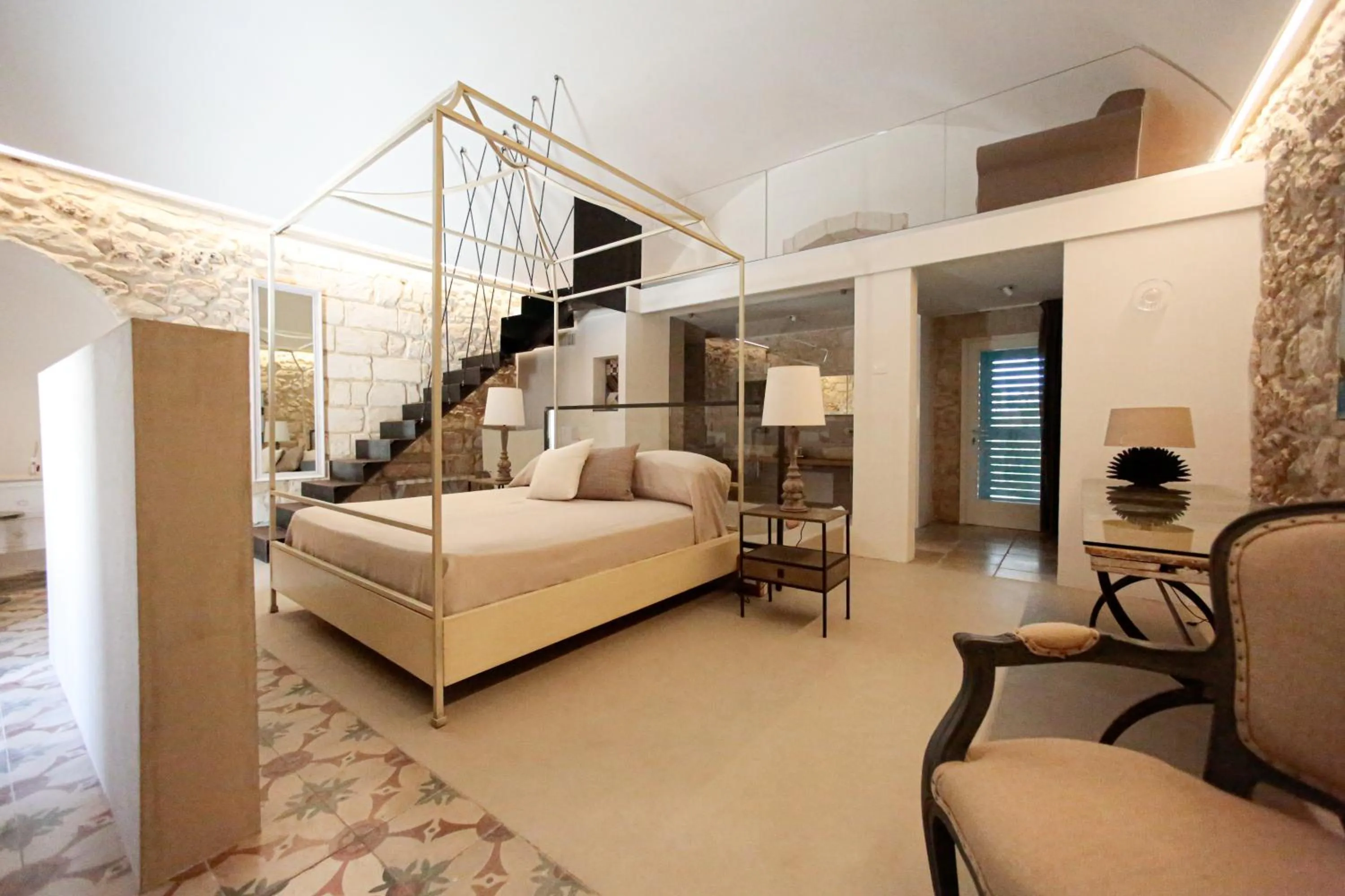 Photo of the whole room, Bed in Masseria Francescani