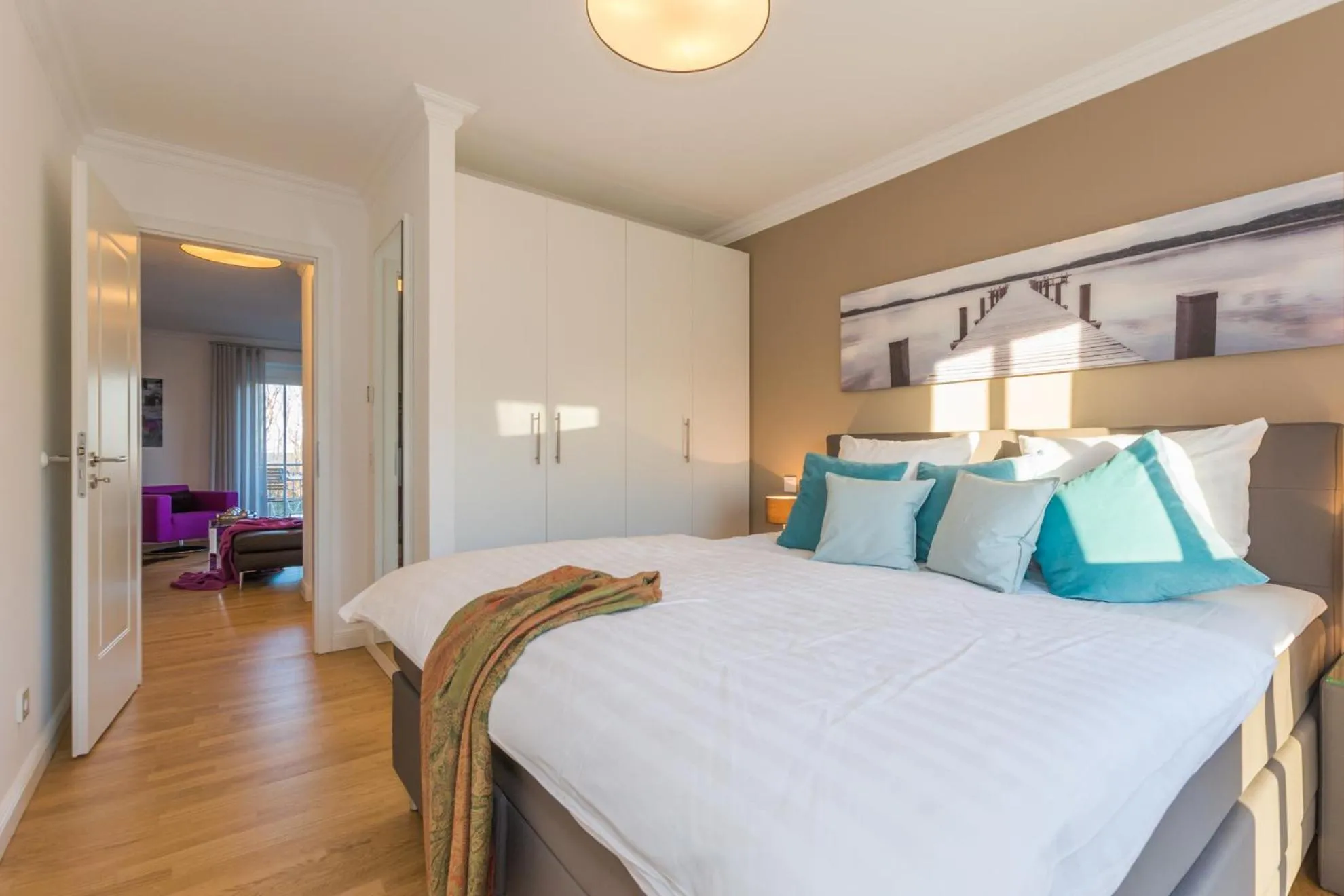 Bedroom, Bed in Logierhaus Friedrich WE 7 - "Heimatliebe"
