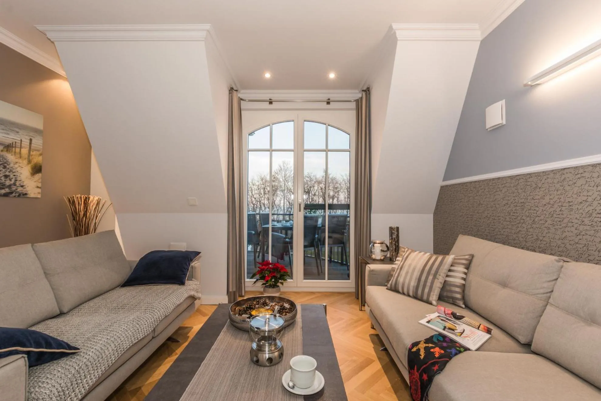 Living room in Logierhaus Friedrich WE 17 - "Seestern"