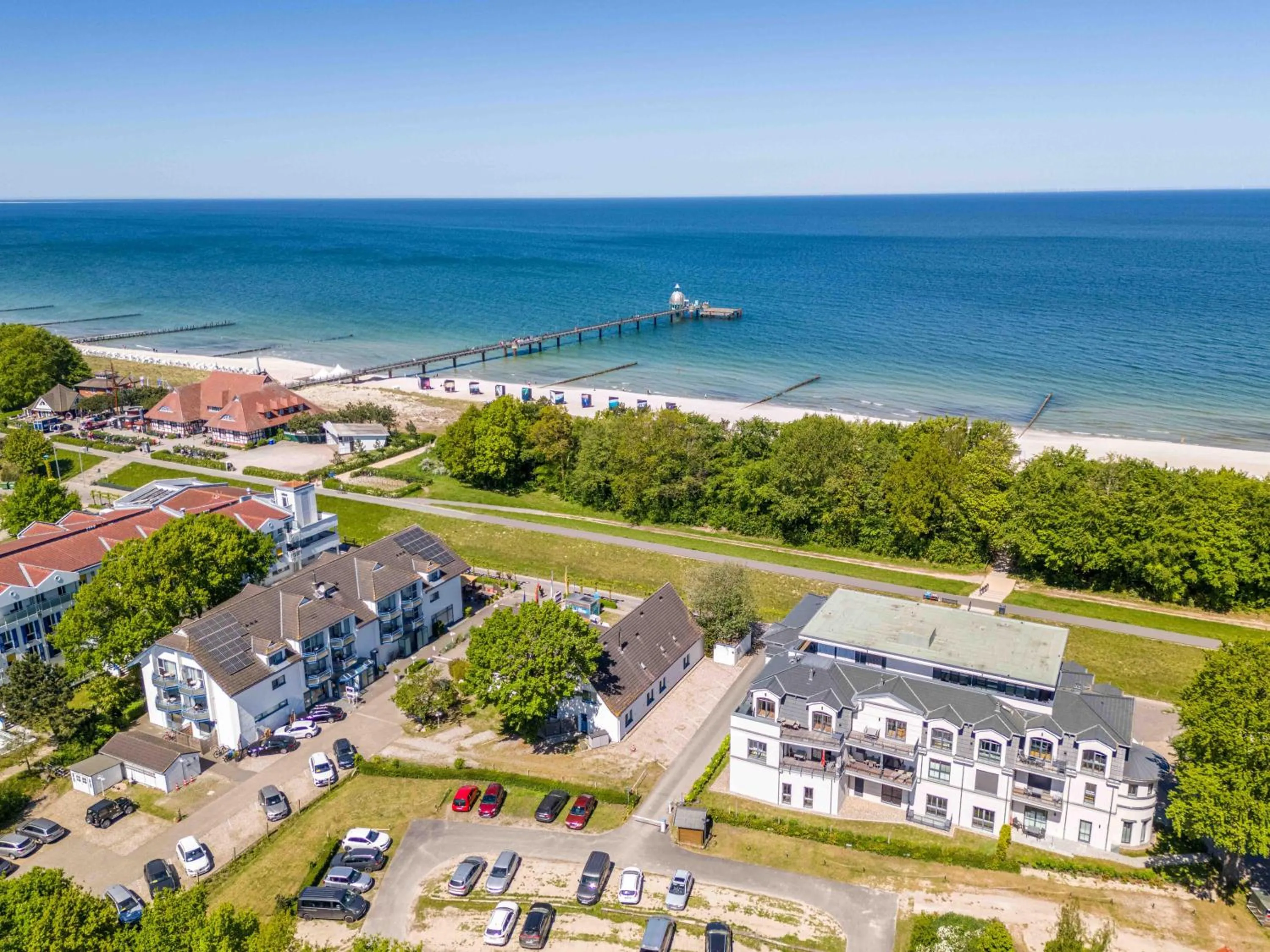 Bird's eye view in Logierhaus Friedrich WE 17 - "Seestern"