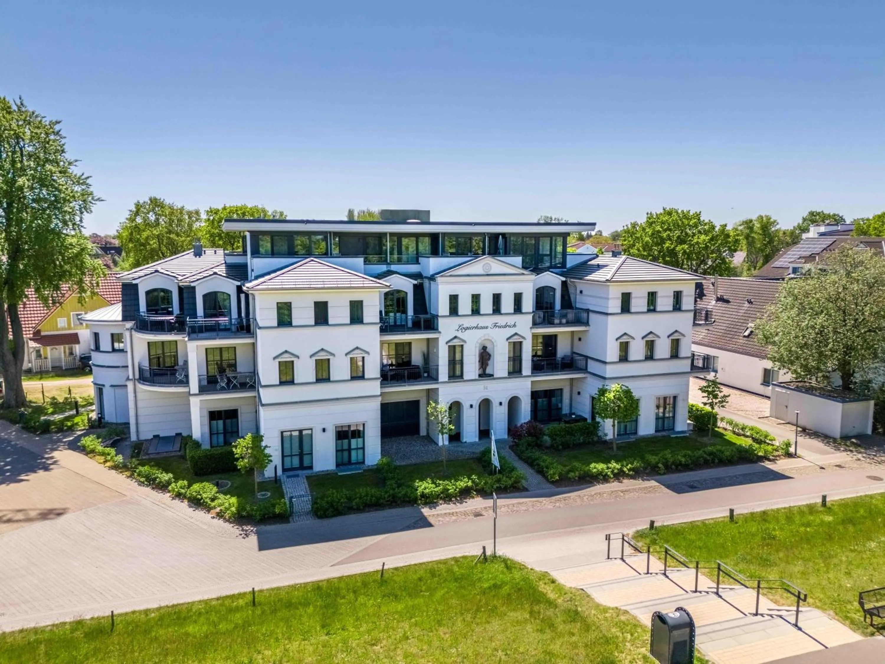 Bird's eye view in Logierhaus Friedrich WE 17 - "Seestern"