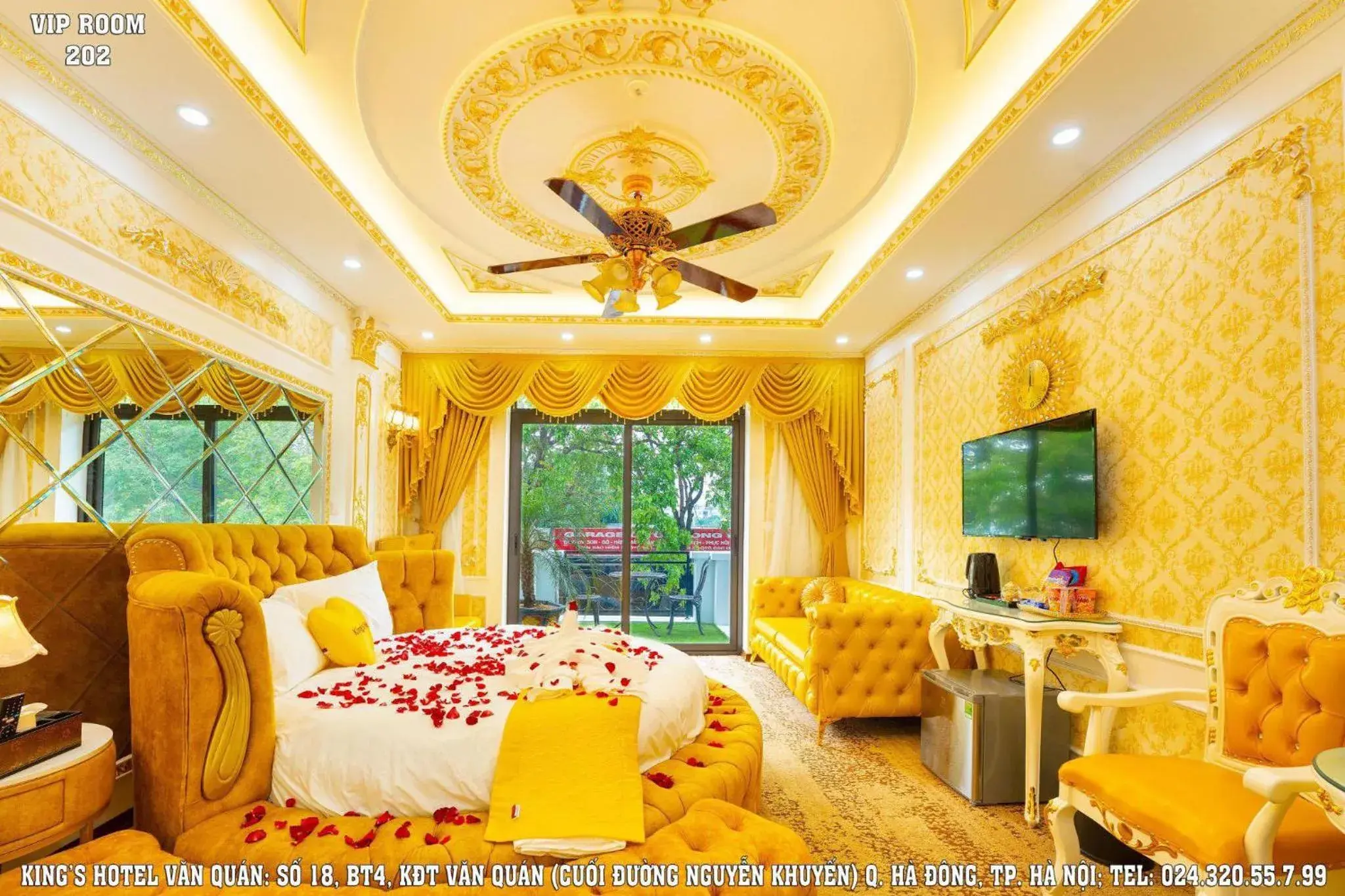 Bed in King's Hotel Văn Quán Bed in King's Hotel Văn Quán