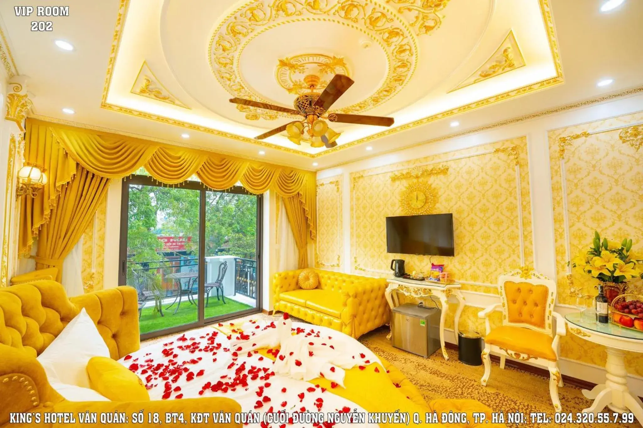 Bed in King's Hotel Văn Quán Bed in King's Hotel Văn Quán