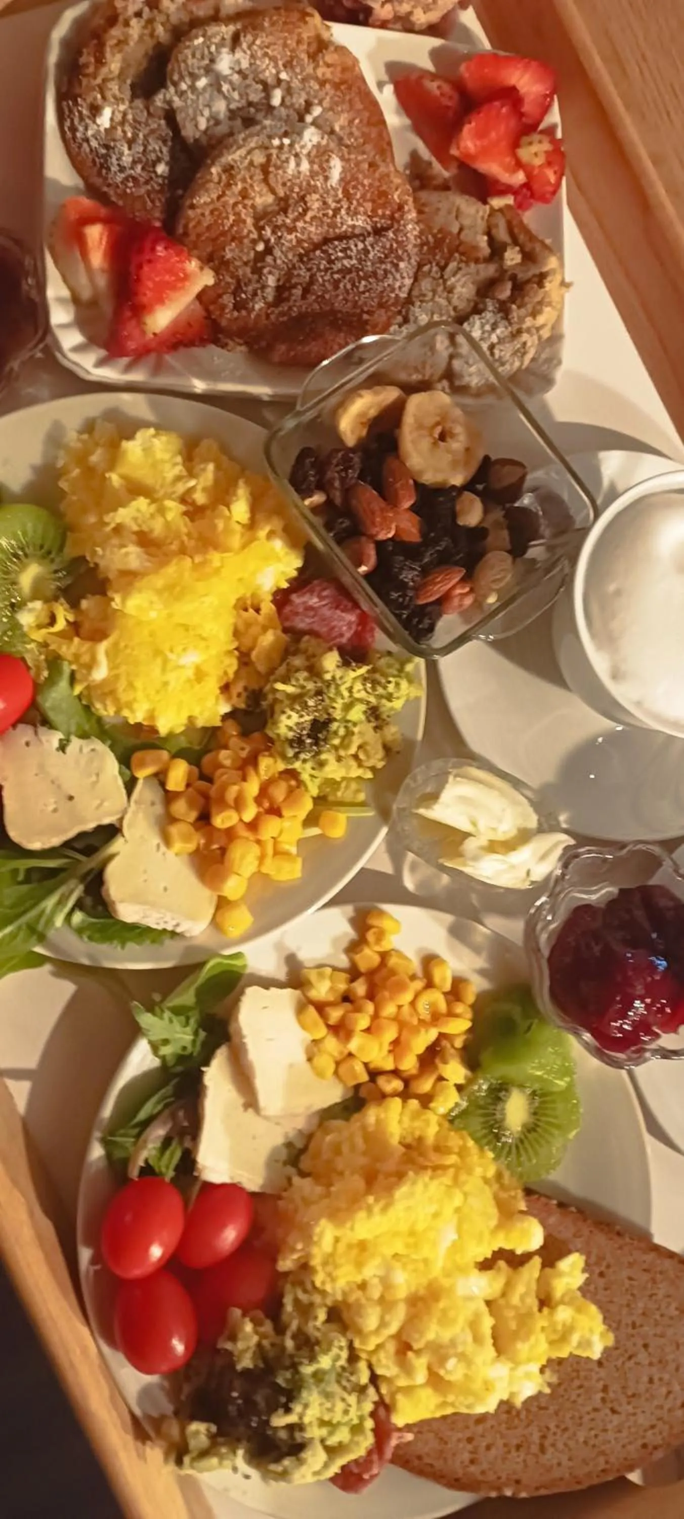 Food and drinks in B&B La Corte del Segrino