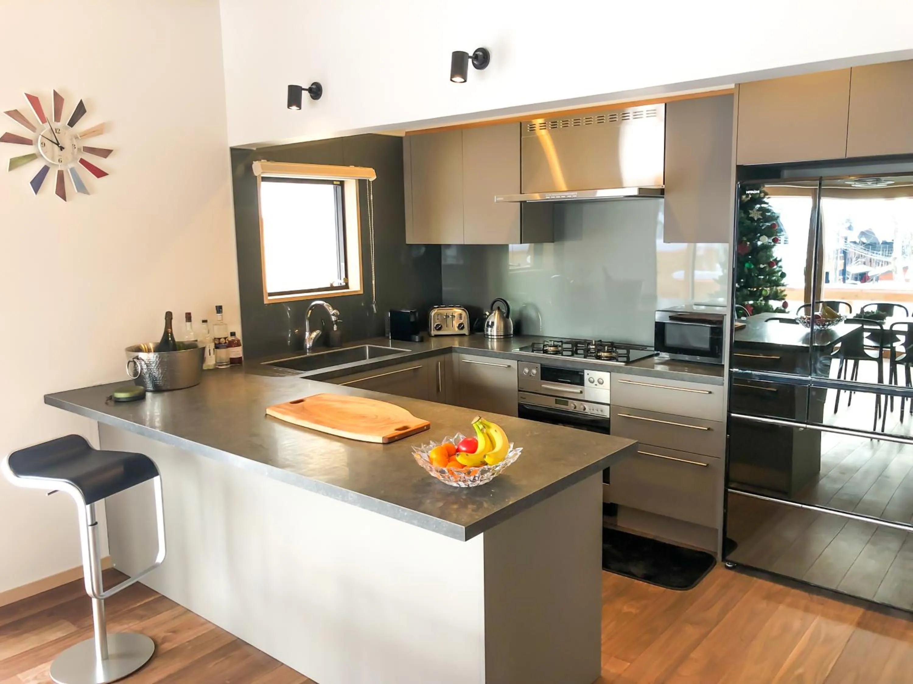 Kitchen or kitchenette in Asagiri Chalet Hakuba