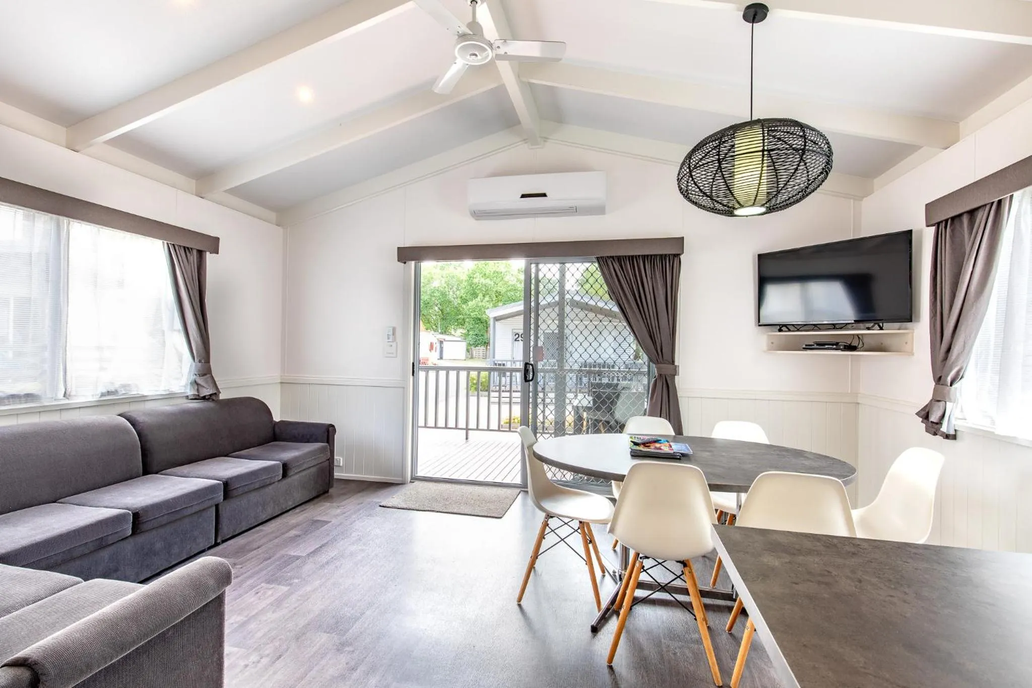 Living room in Geelong Holiday Park