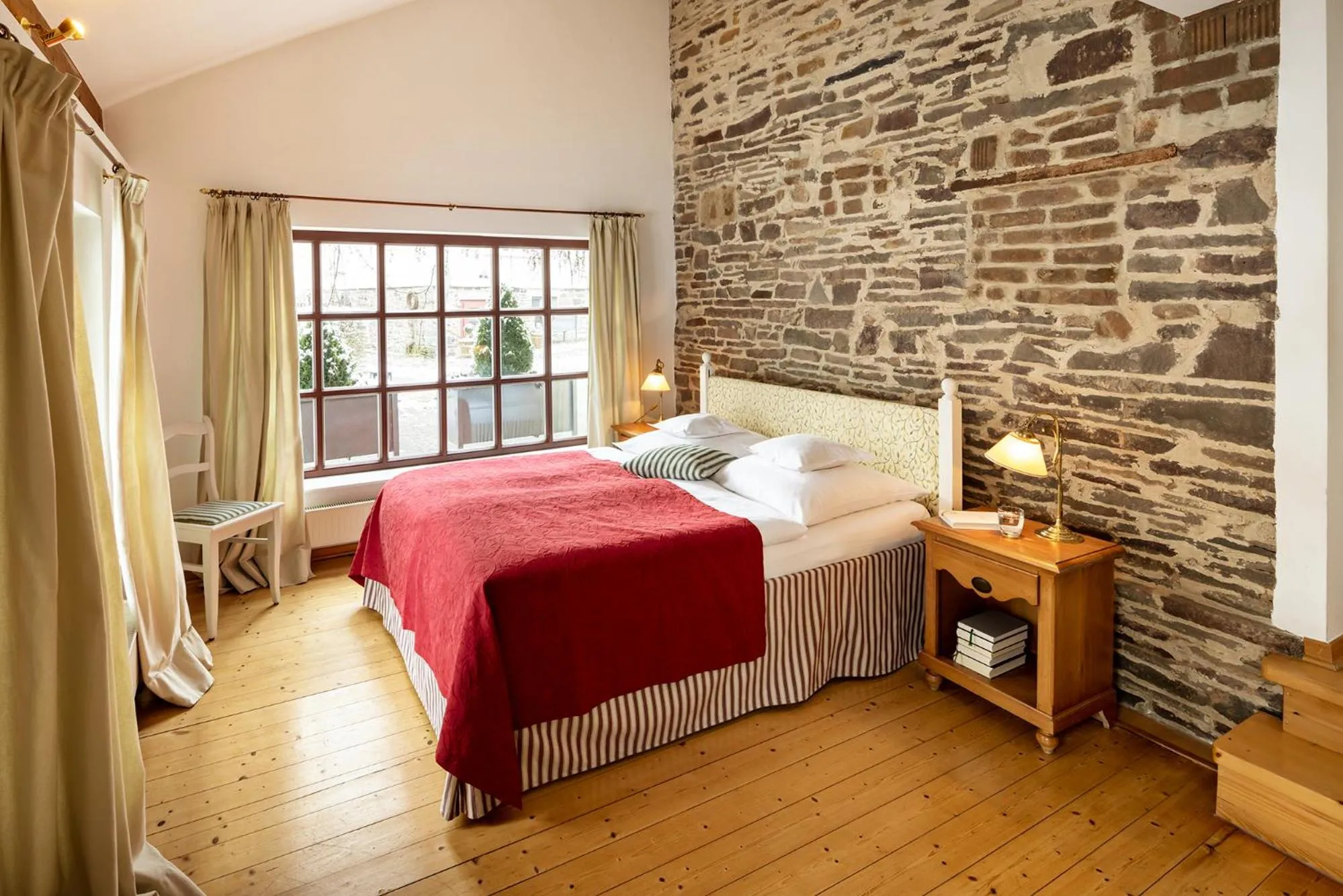 Bed in Romantik Hotel Landhaus Bärenmühle