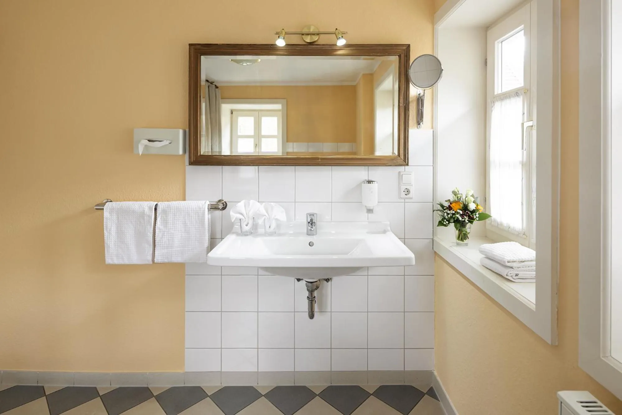 Bathroom in Romantik Hotel Landhaus Bärenmühle