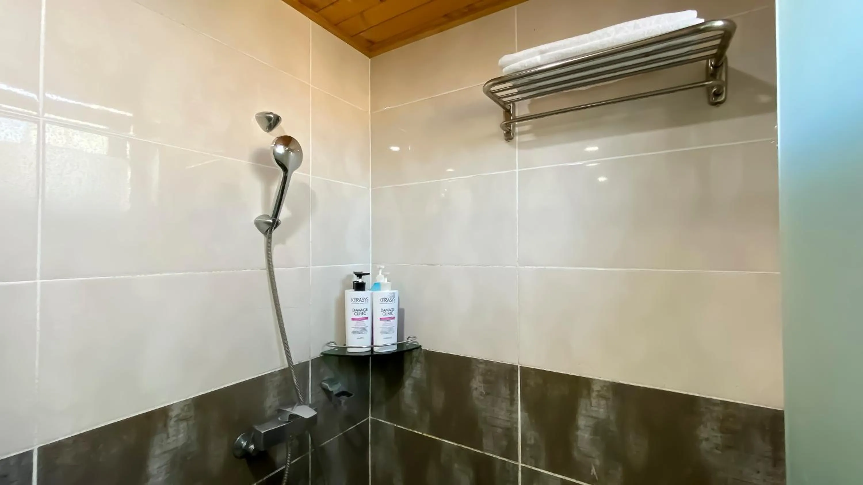 Shower in Backpacker's Home