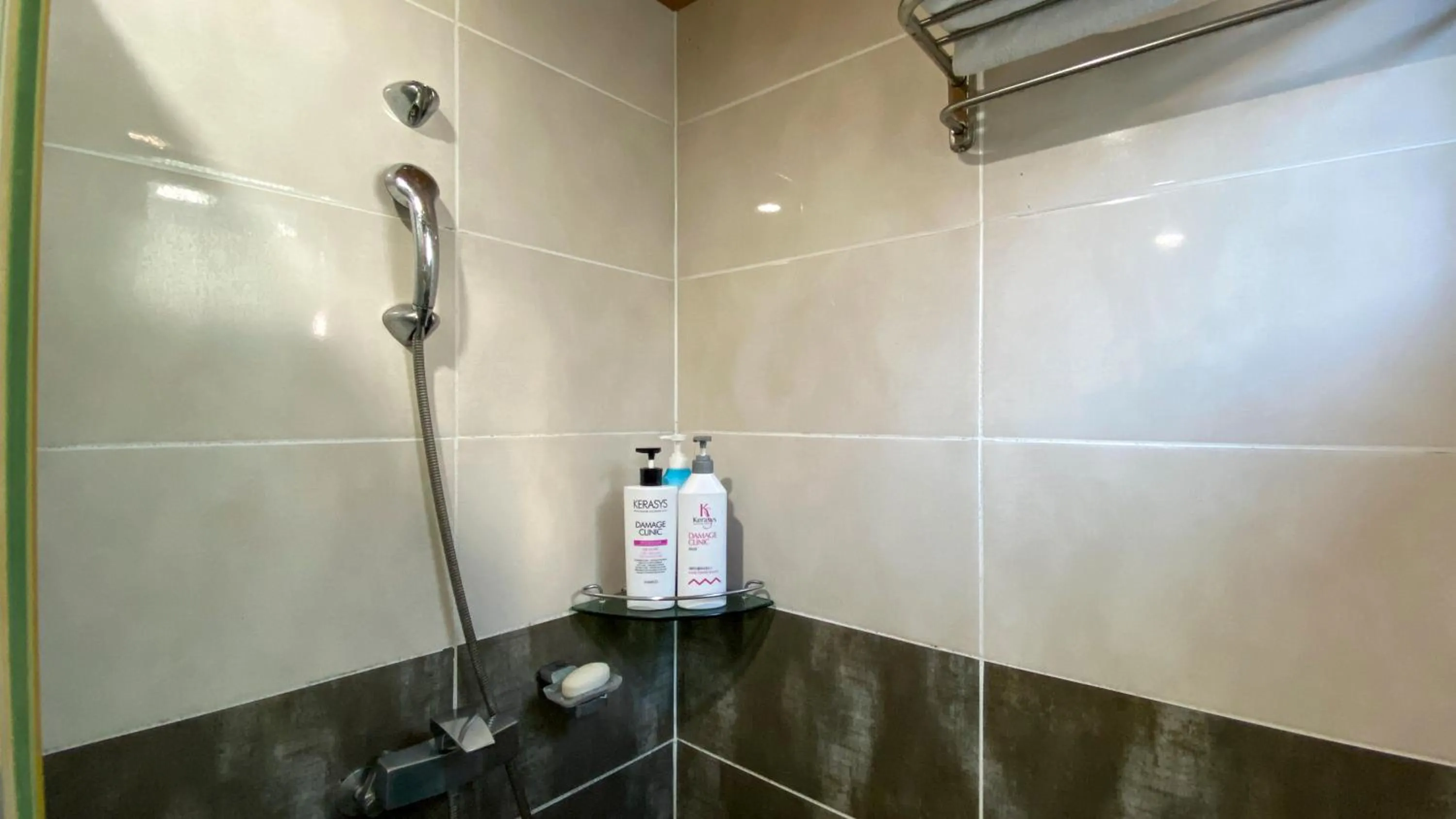 Shower in Backpacker's Home
