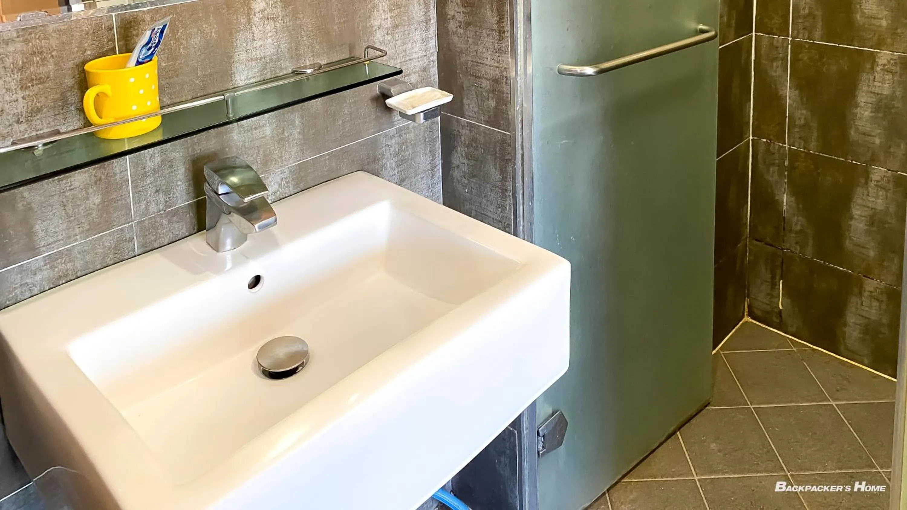 Toilet in Backpacker's Home