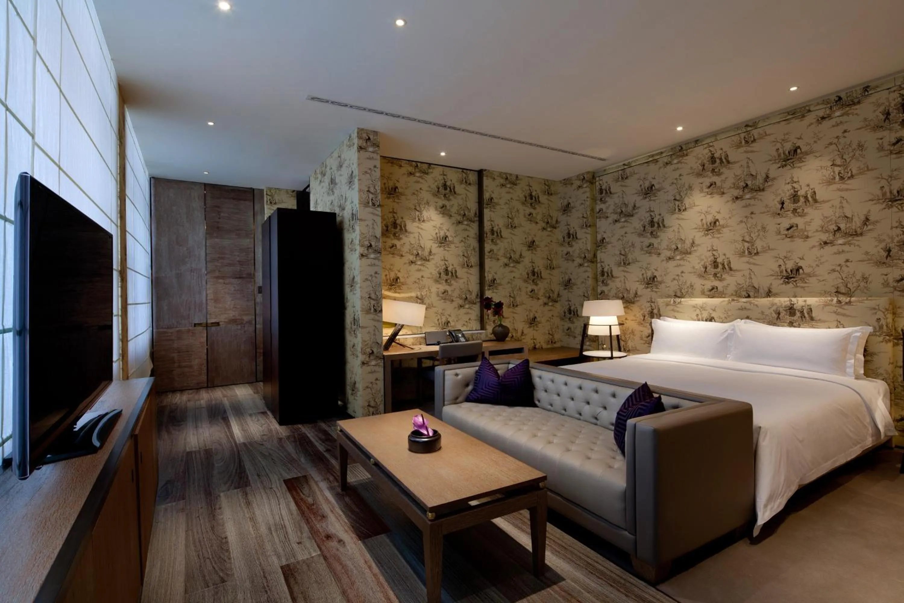 Bedroom, Bed in Guanyin Yiyuntai Hotel Chengdu