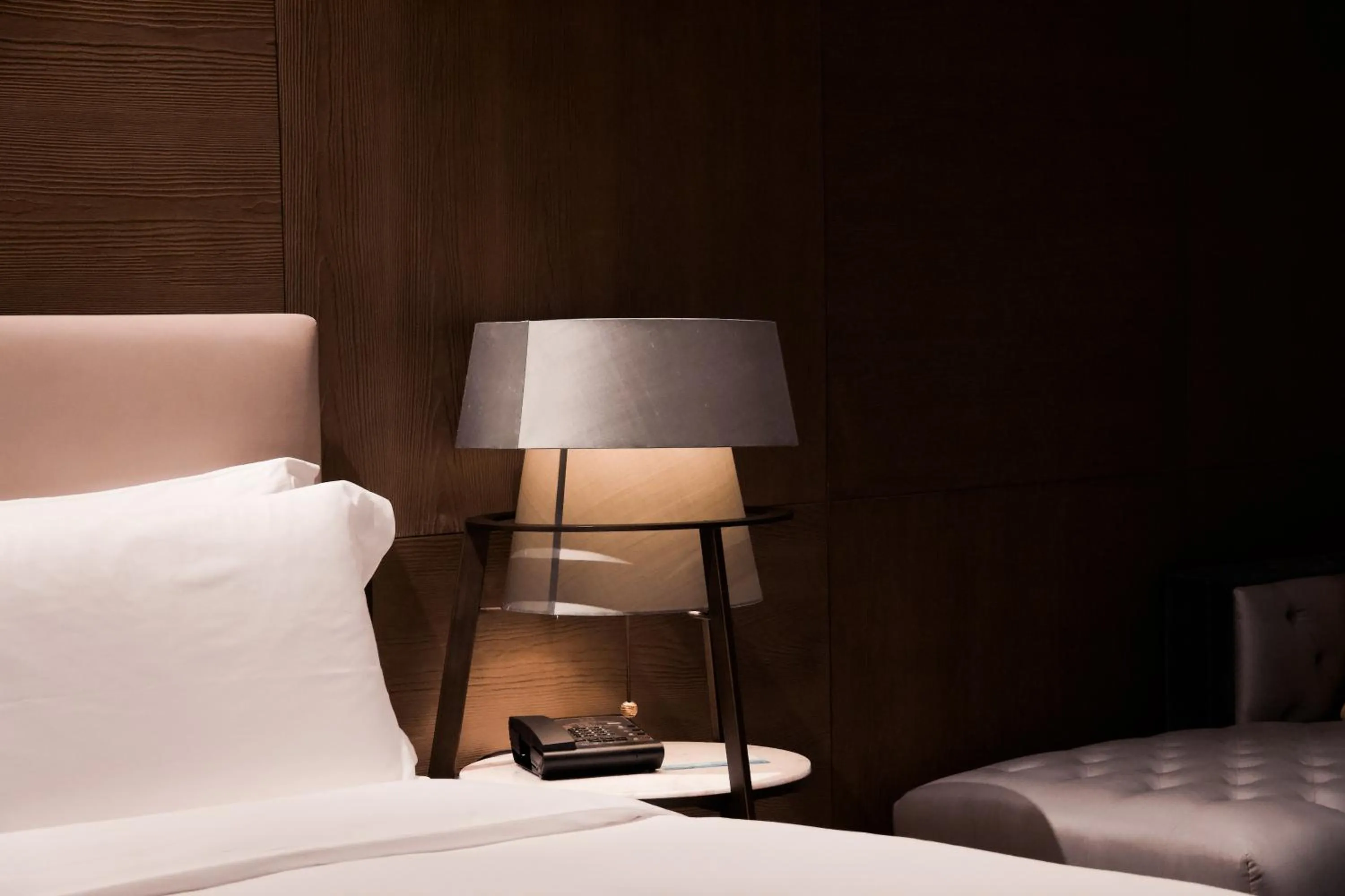 Bed in Guanyin Yiyuntai Hotel Chengdu