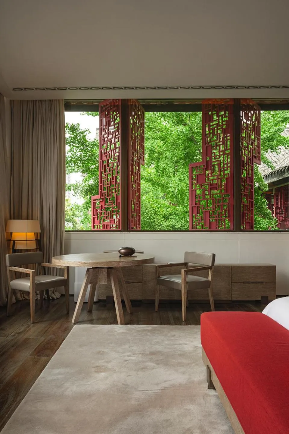 Living room in Guanyin Yiyuntai Hotel Chengdu