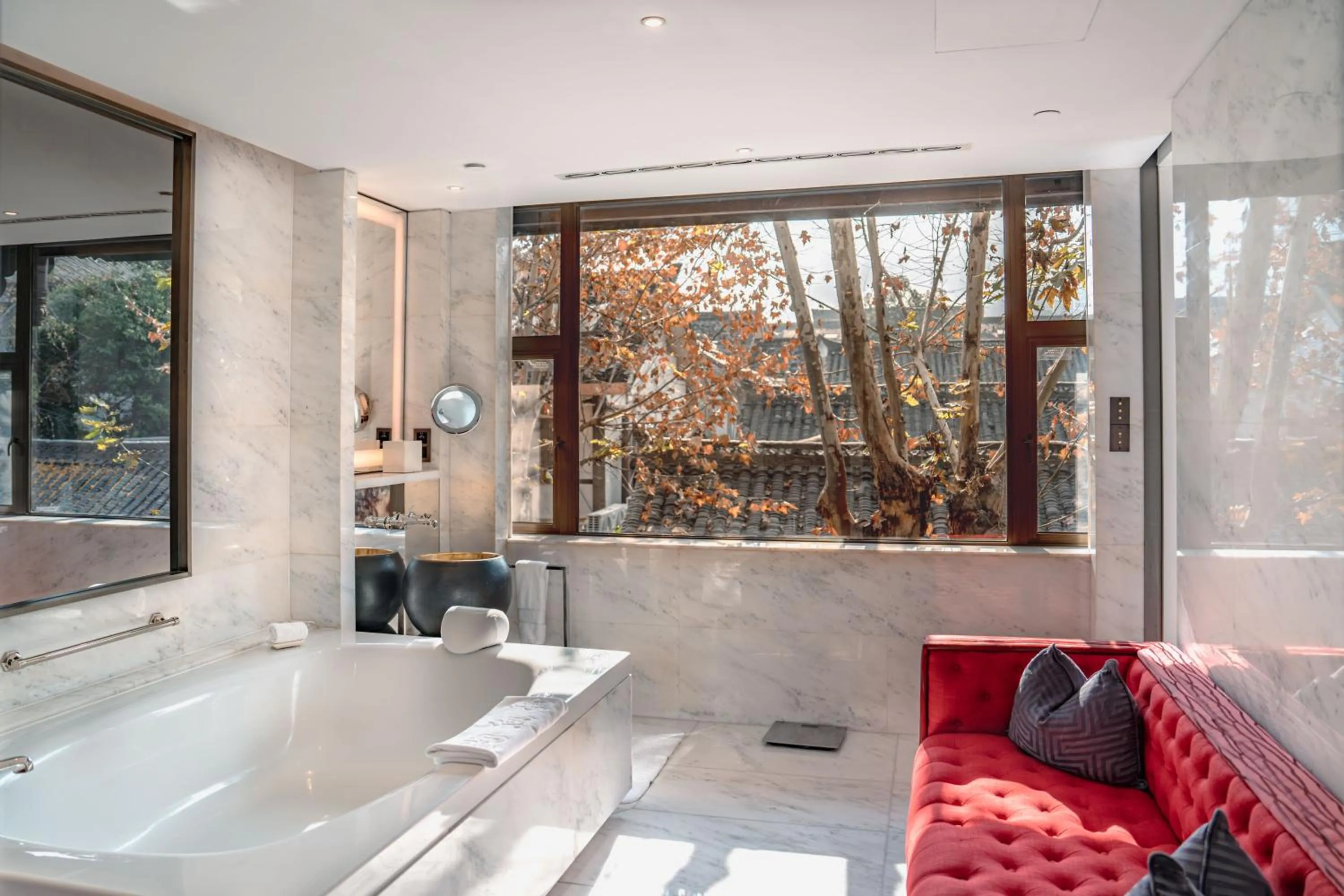 Bathroom in Guanyin Yiyuntai Hotel Chengdu