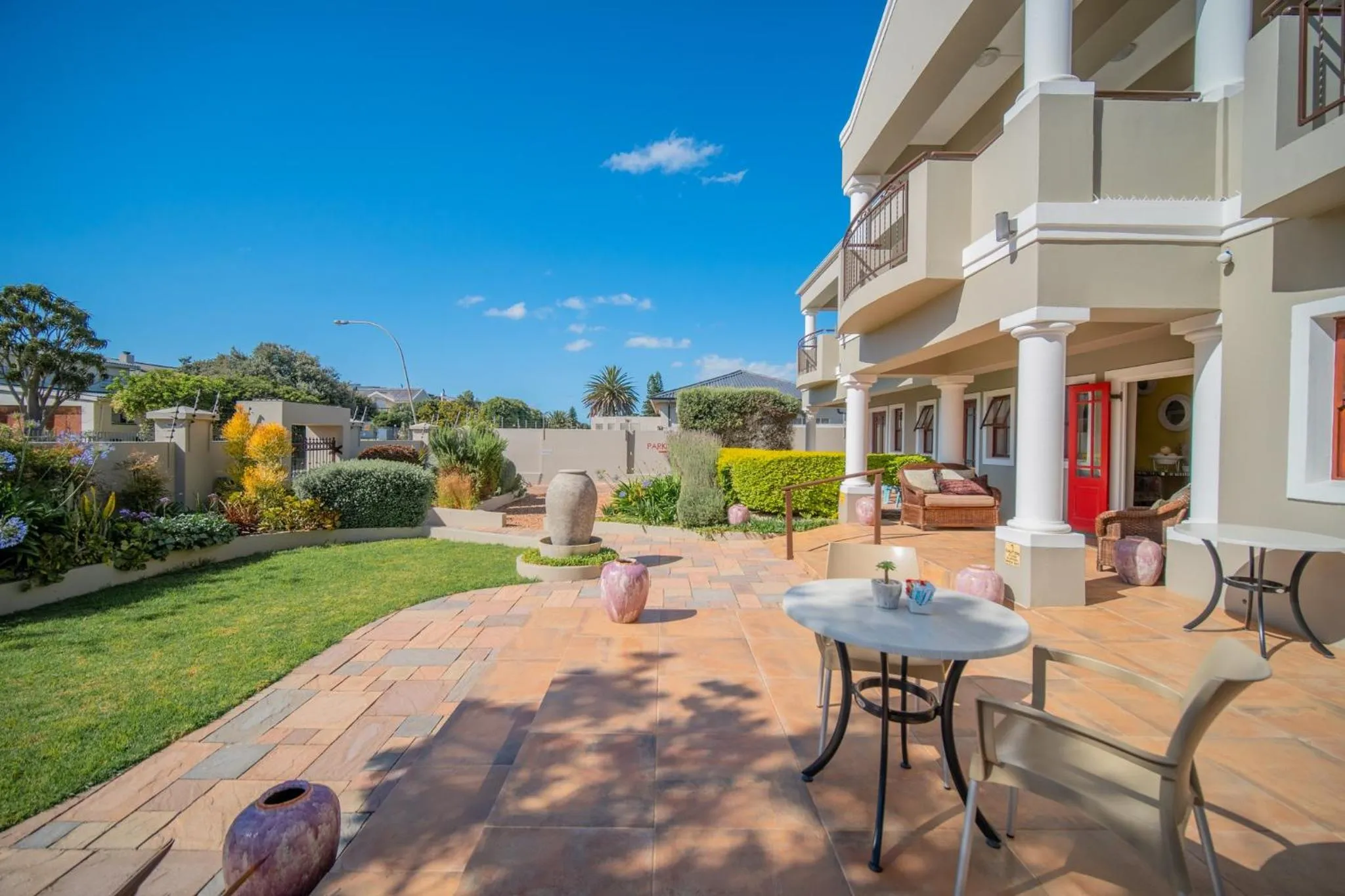 Garden view in The Mandyville Jeffreys Bay