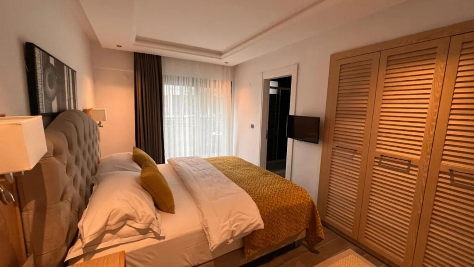 Bed in Casa Mimosa Hotel