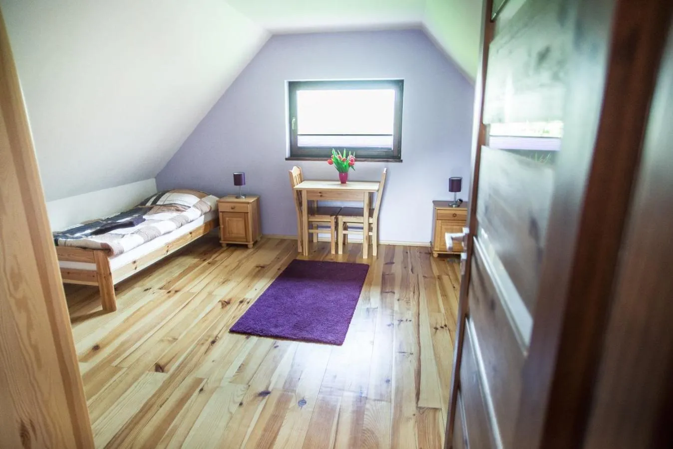 Bed in Domki Pod Lasem