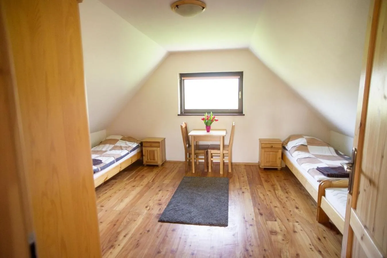 Bed in Domki Pod Lasem