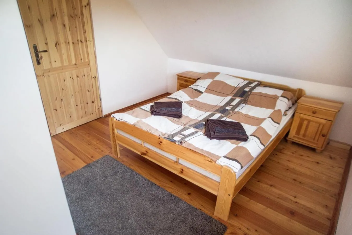 Bed in Domki Pod Lasem