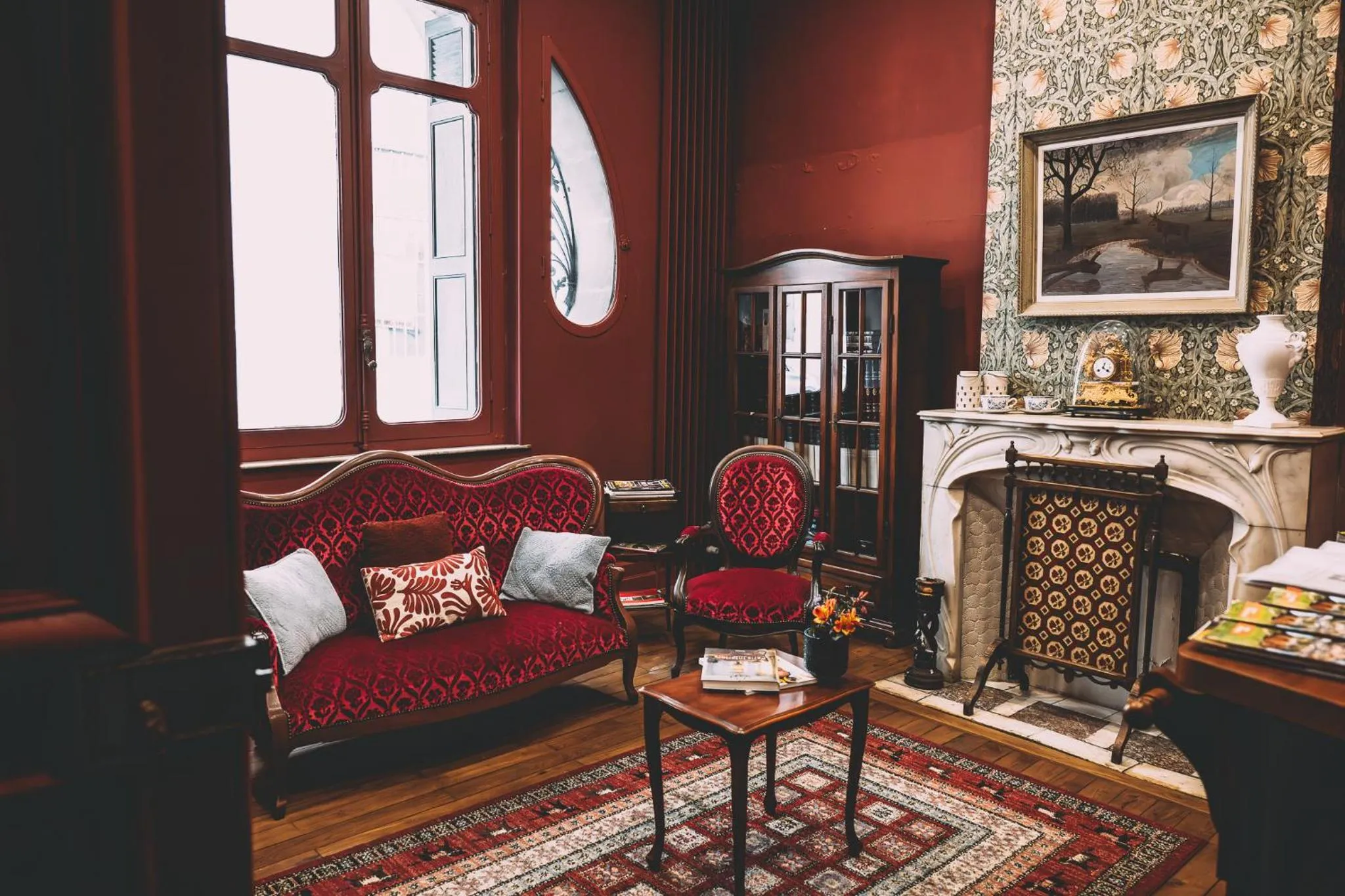 Lobby or reception in La Maison de L' Ambassadeur Carcassonne B&B