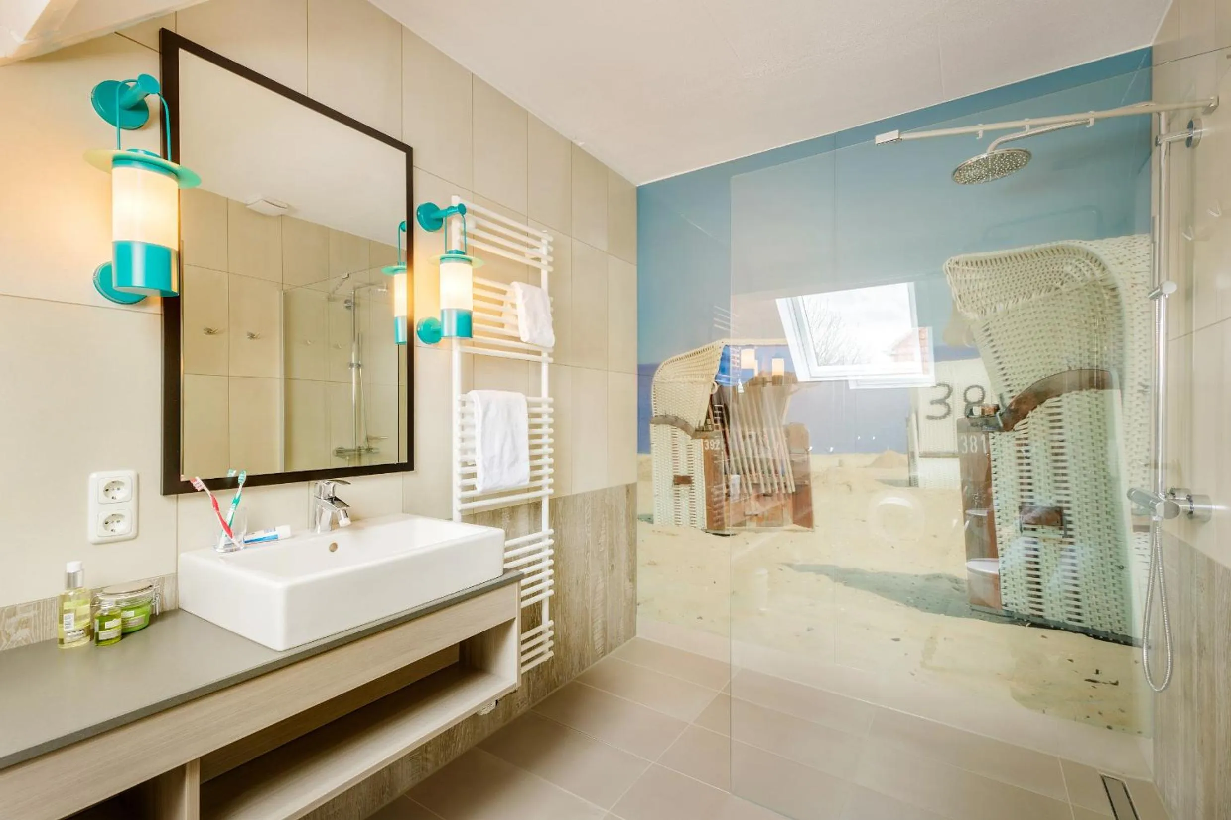 Shower in Center Parcs Nordseeküste Bremerhaven