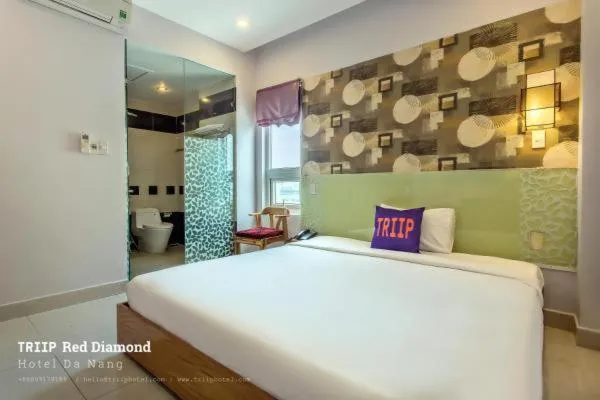 Bed in Red Diamond Hotel