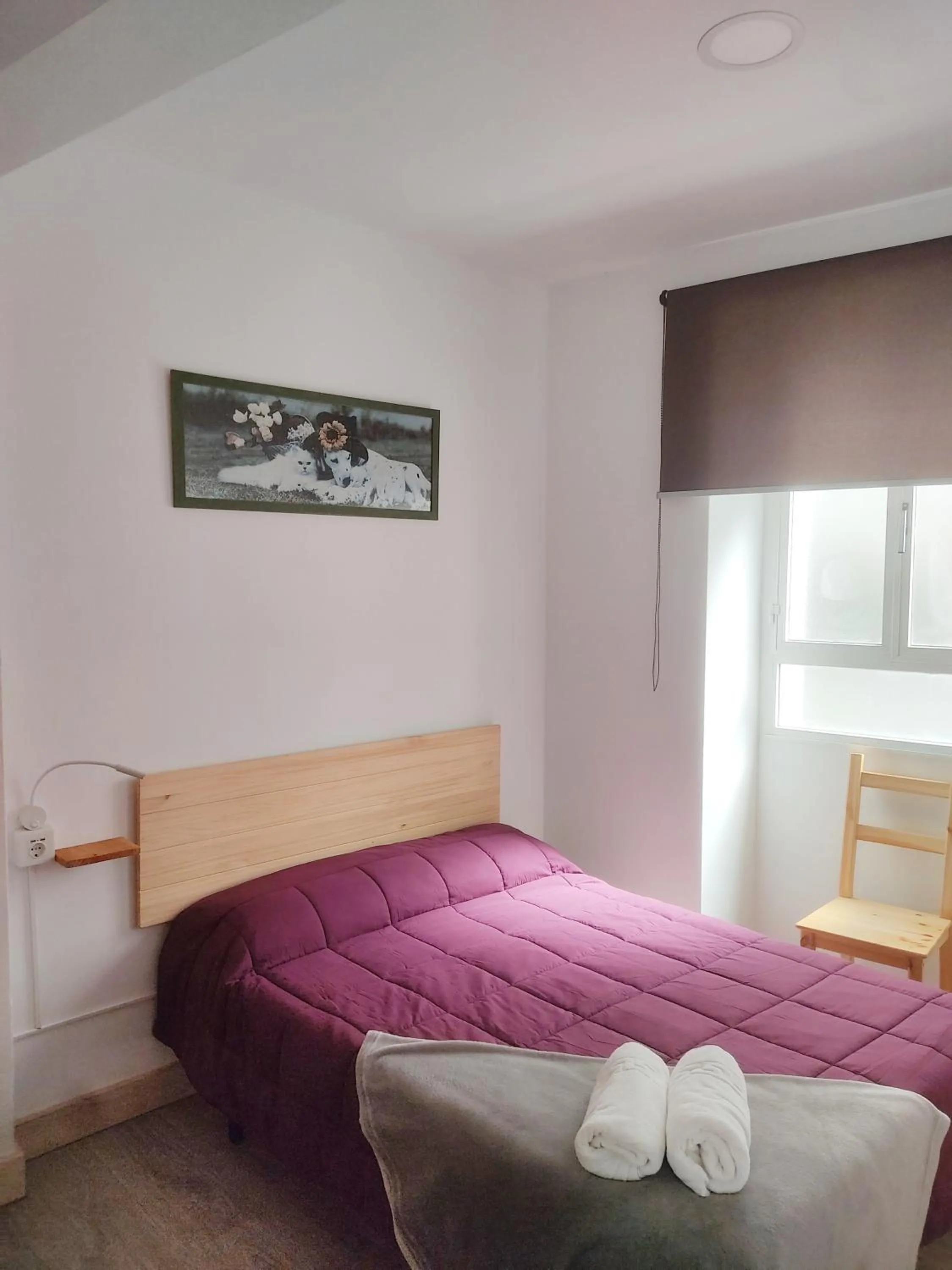 Bedroom, Bed in Albergue Santos