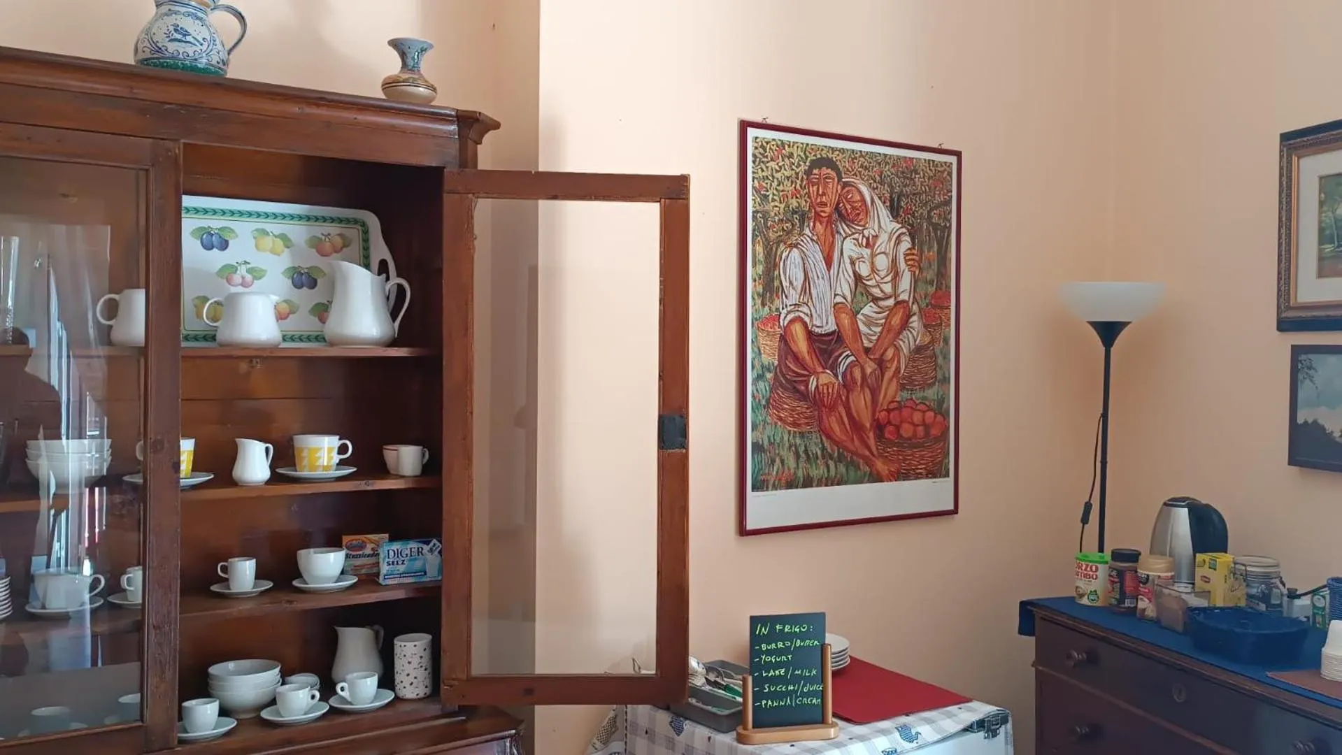 Dining area in B&B Vivaldi