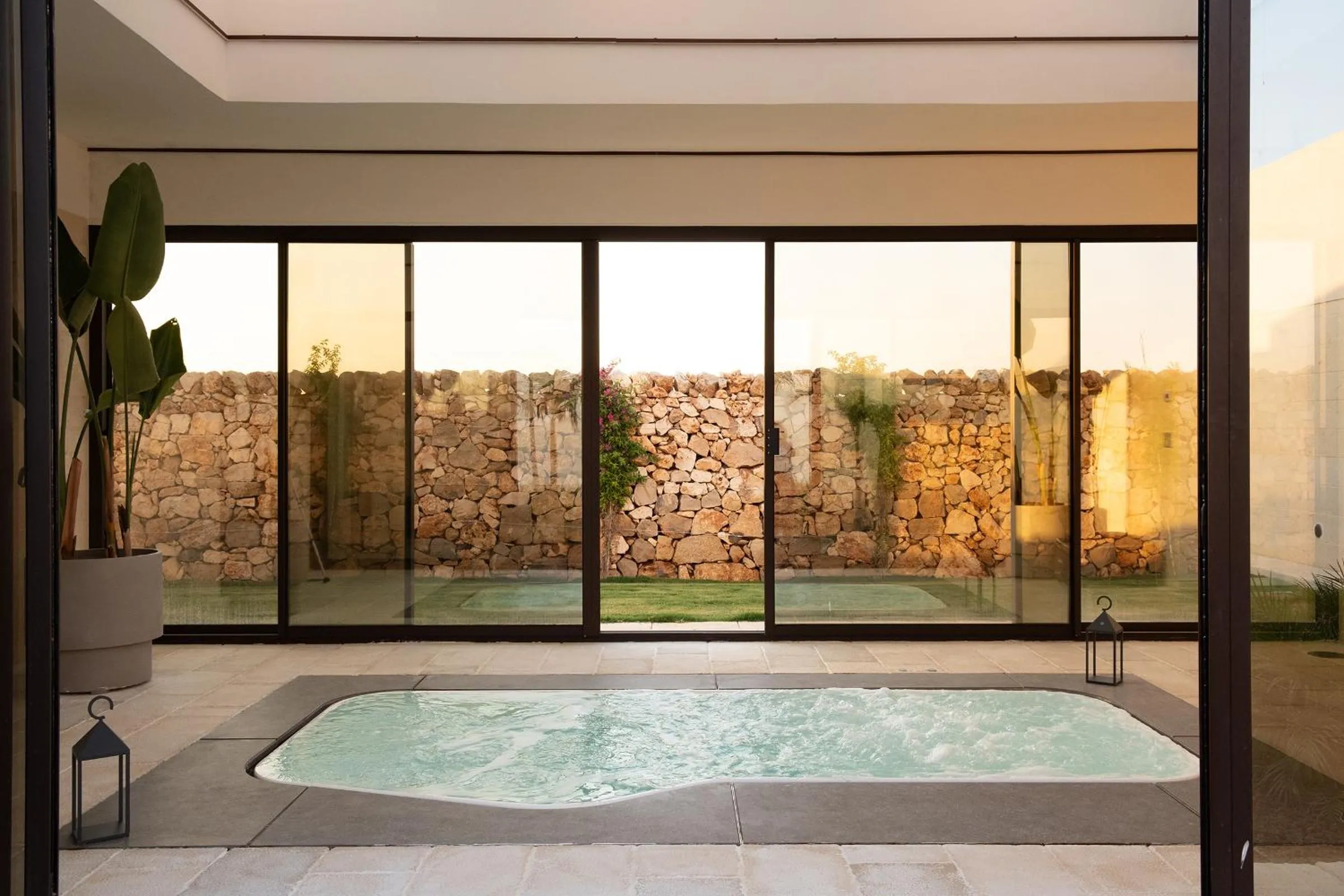 Hot Tub in Masseria Corsano