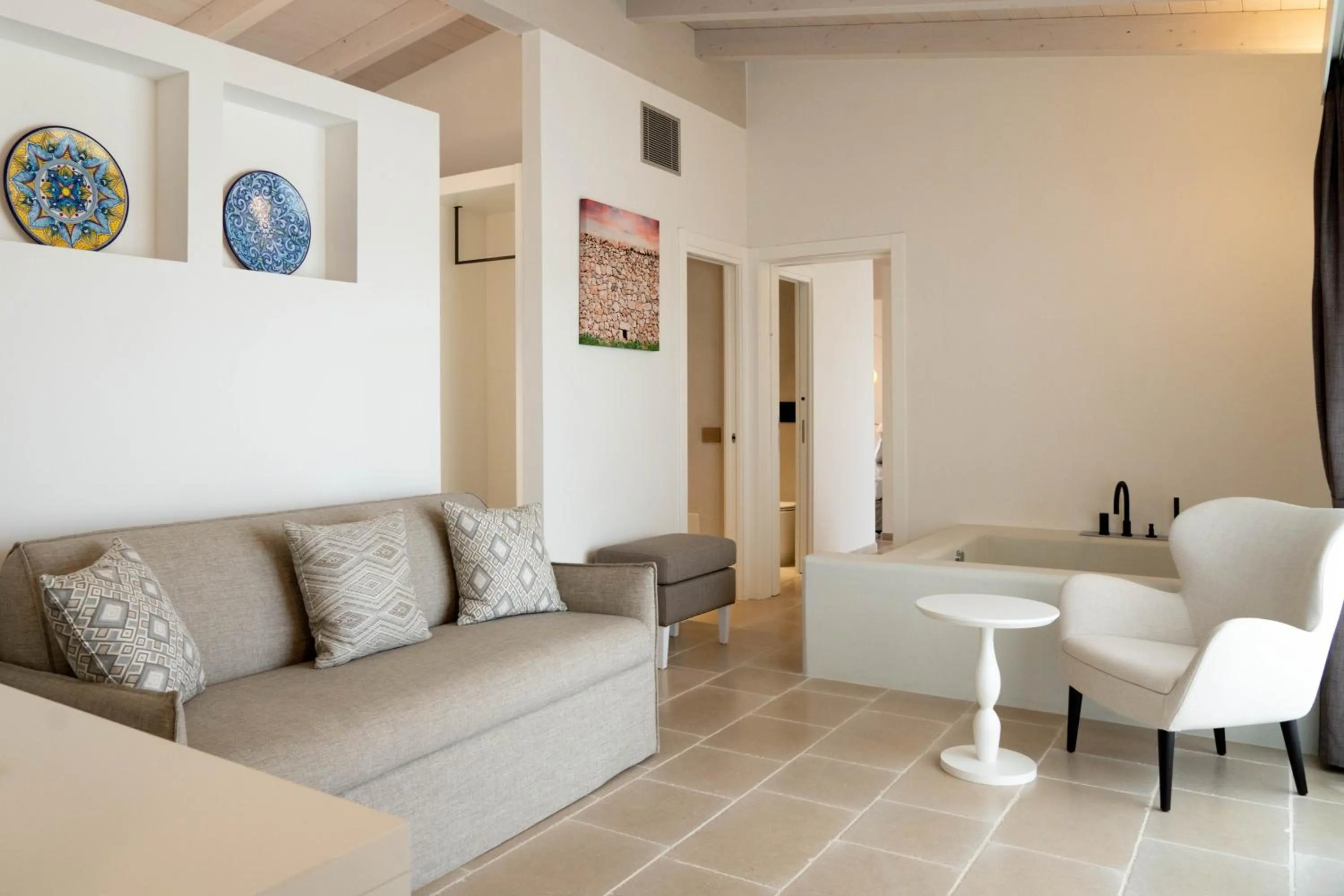 Living room in Masseria Corsano