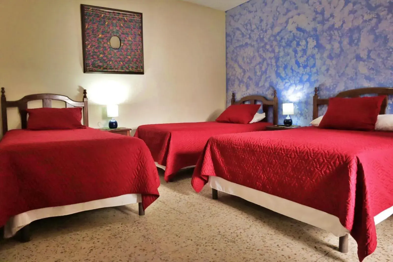 Triple Room with Private Bathroom in Hotel Posada San Miguel Triple Room with Private Bathroom in Hotel Posada San Miguel