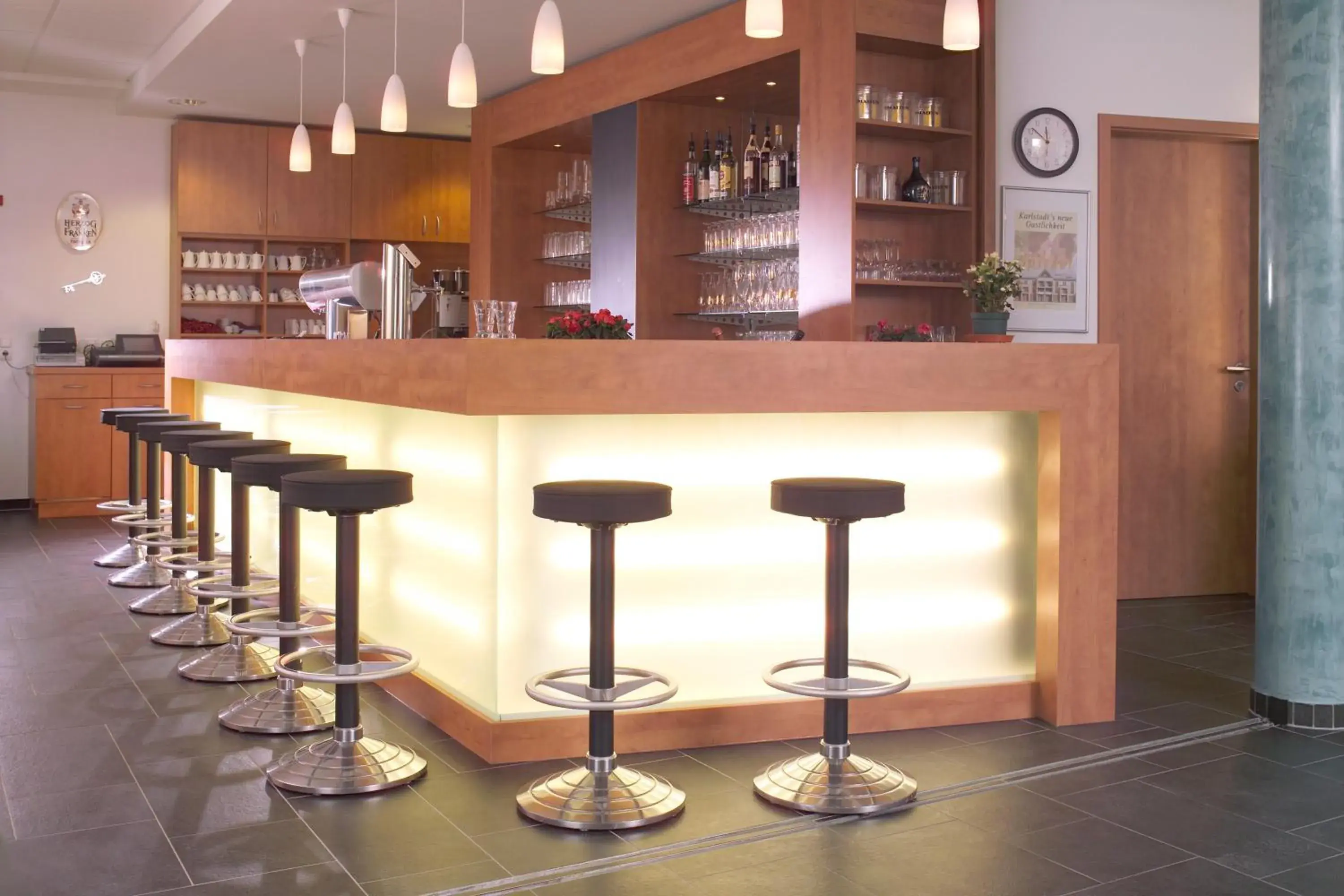 Lounge or bar in Hotel Mainpromenade ***S Lounge or bar in Hotel Mainpromenade ***S