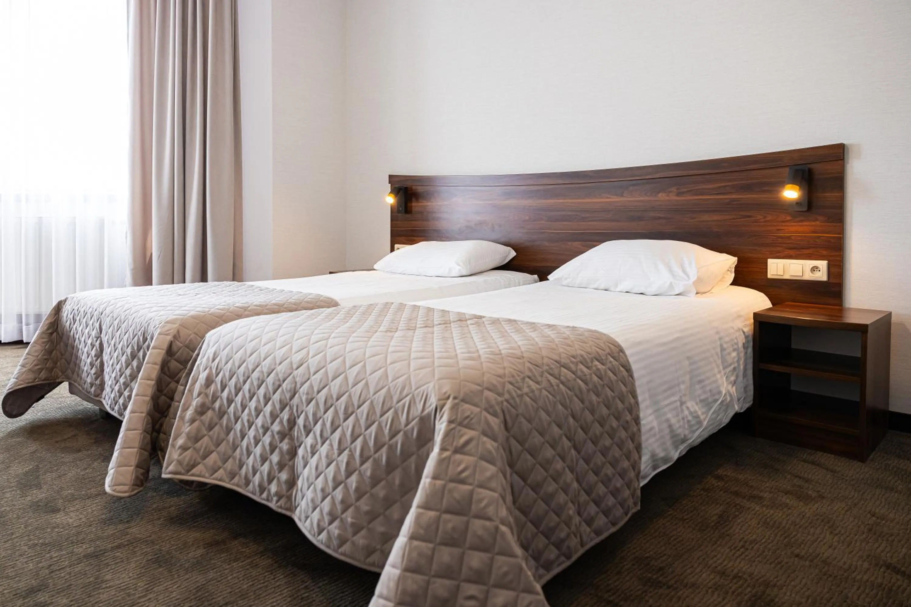 Bed in Hotel Kopczyński