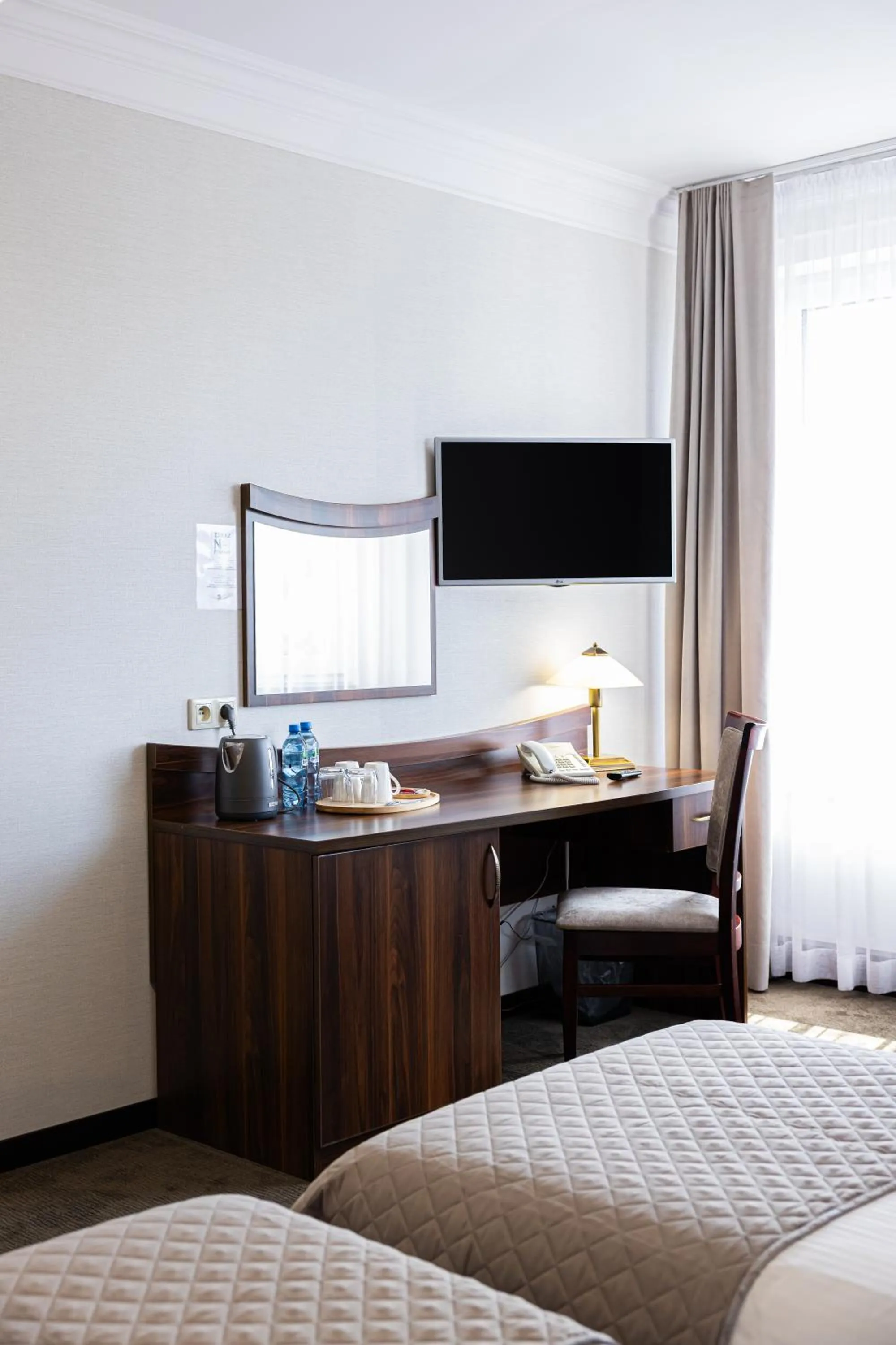 Bed in Hotel Kopczyński