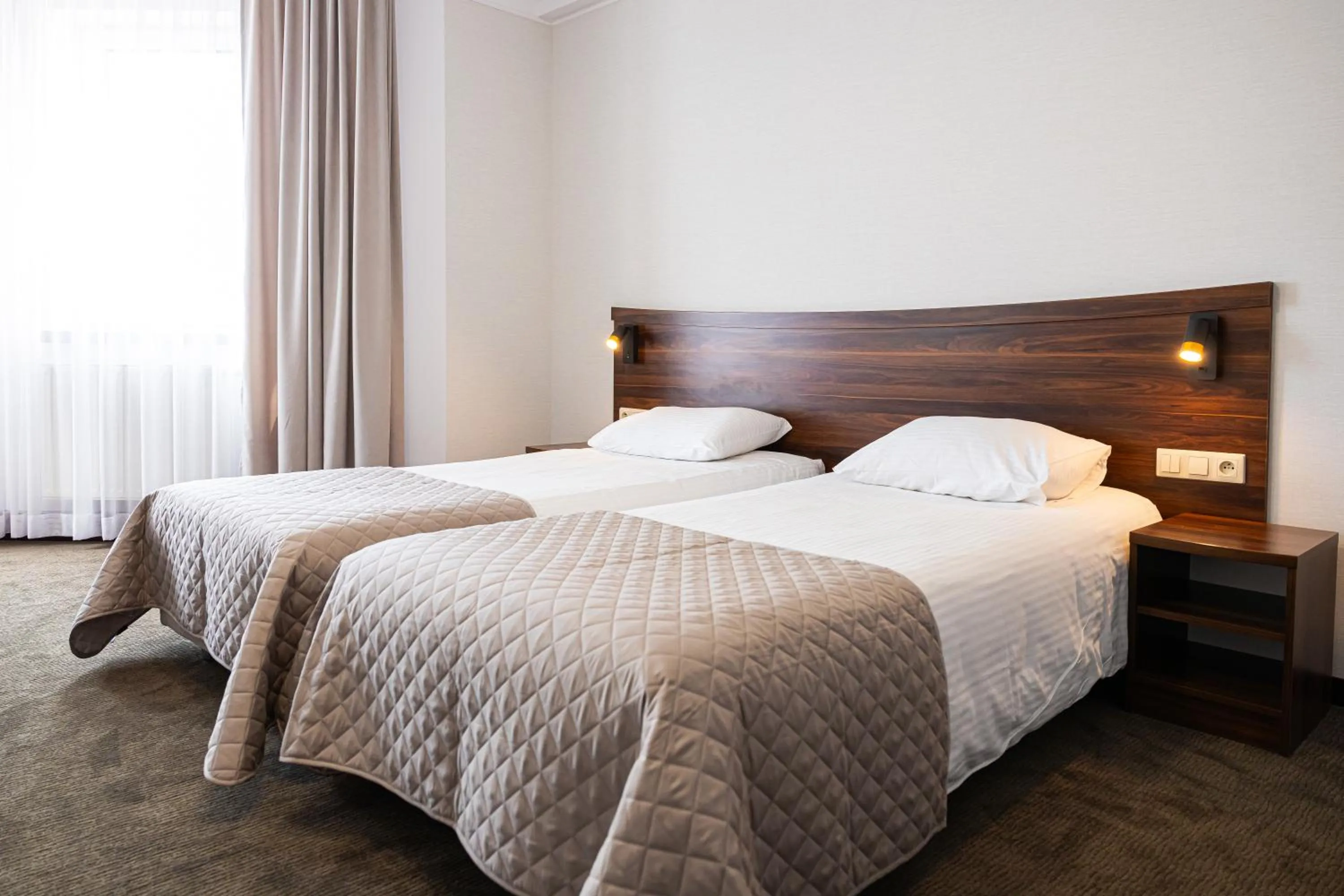 Bed in Hotel Kopczyński