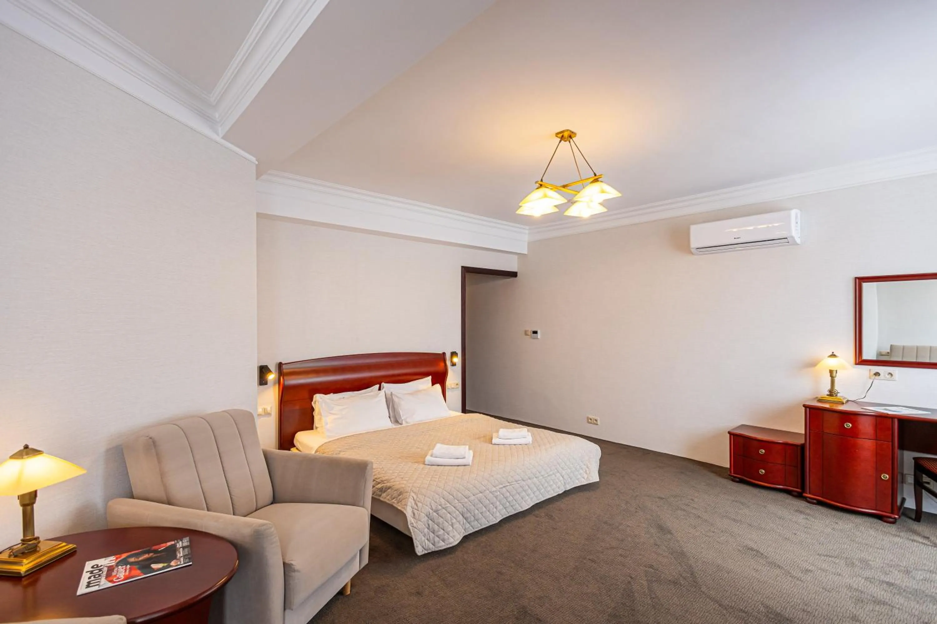 Bed in Hotel Kopczyński