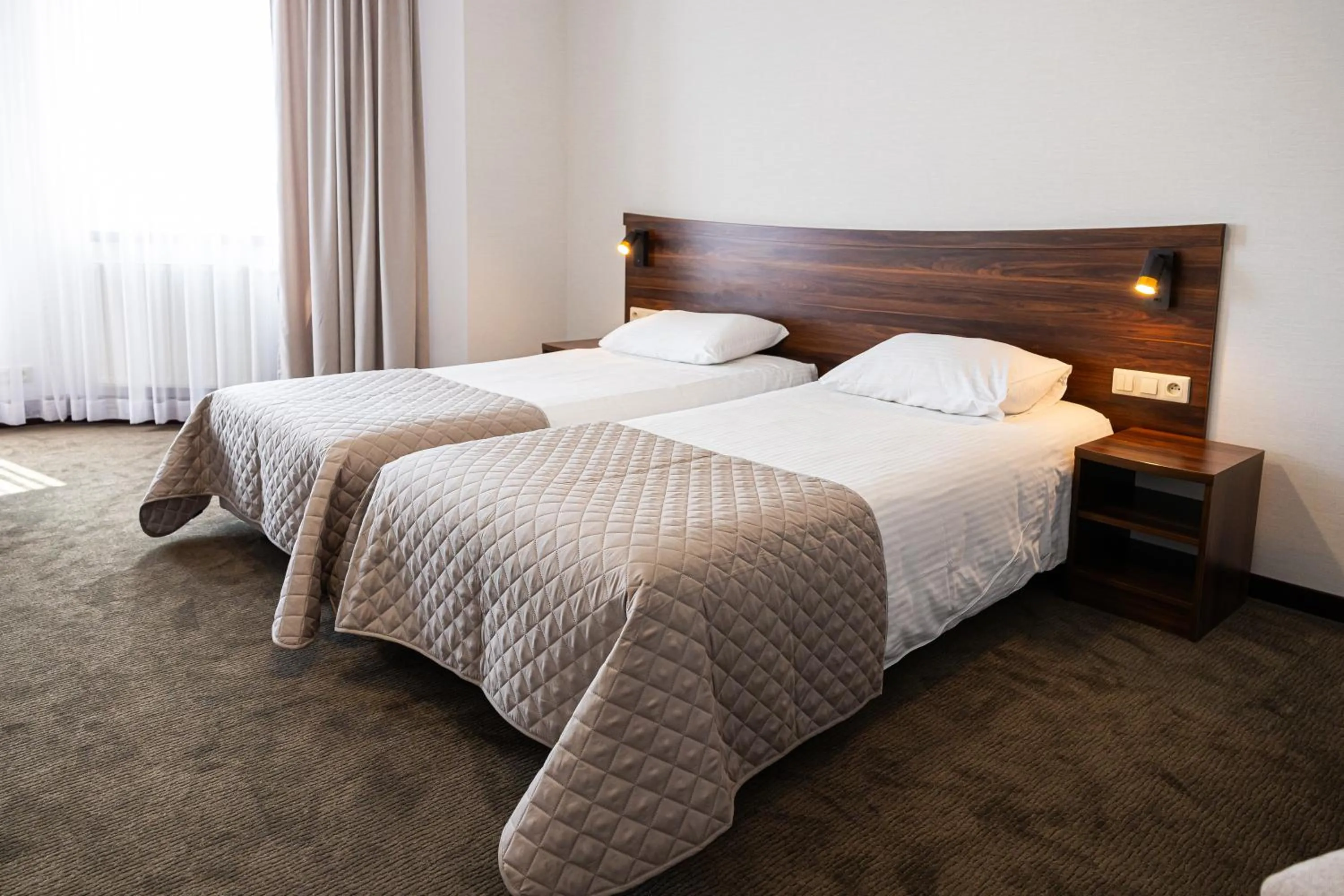 Bed in Hotel Kopczyński