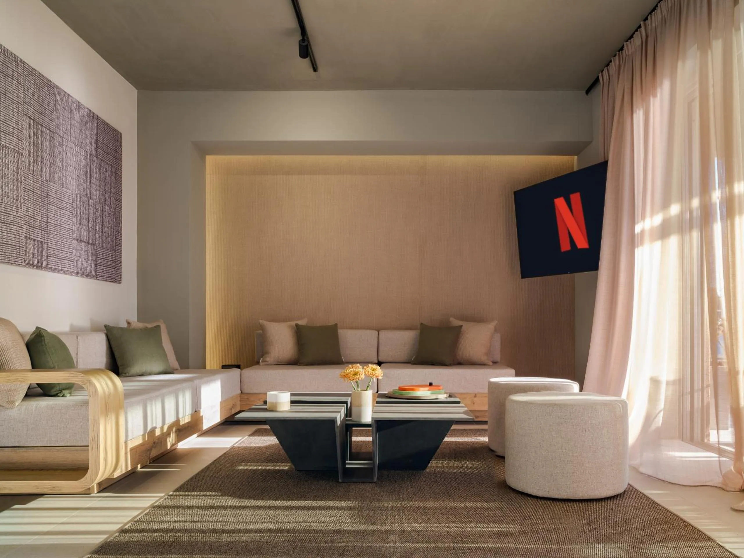 Living room in 3 Olive Trees