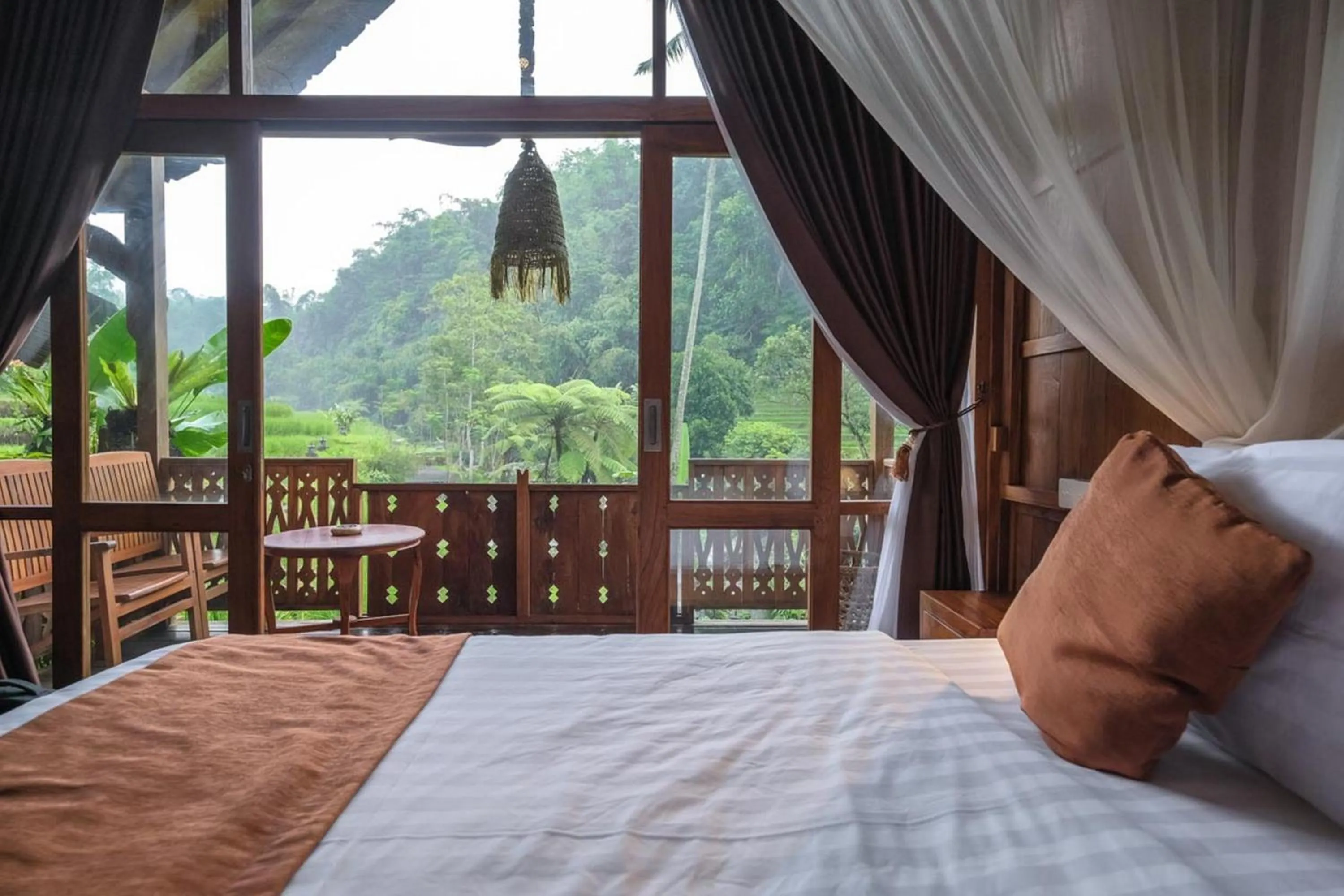 Bedroom, Bed in Keuma Villa & Resto Jatiluwih by The Lavana