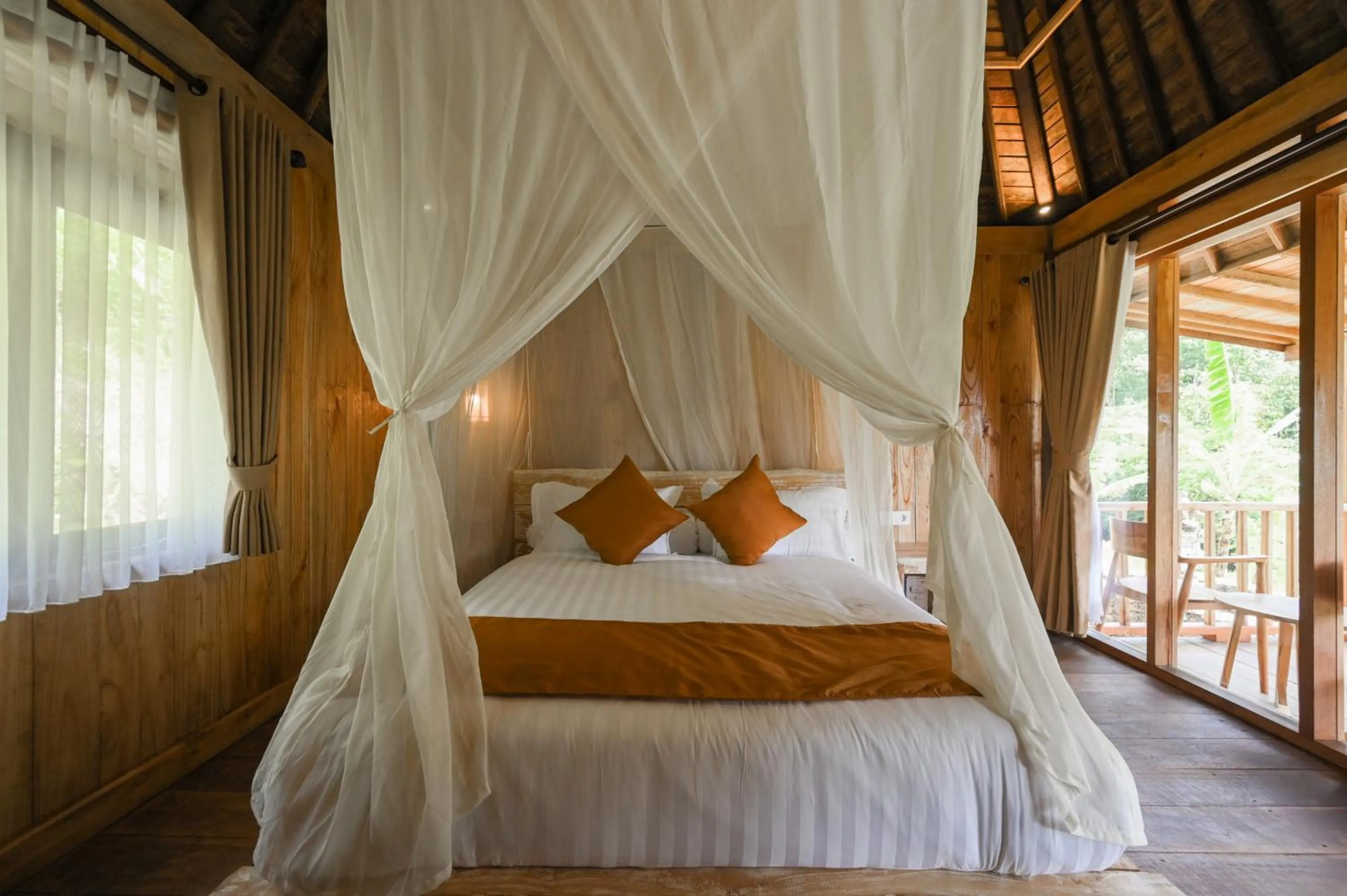 Bedroom, Bed in Keuma Villa & Resto Jatiluwih by The Lavana